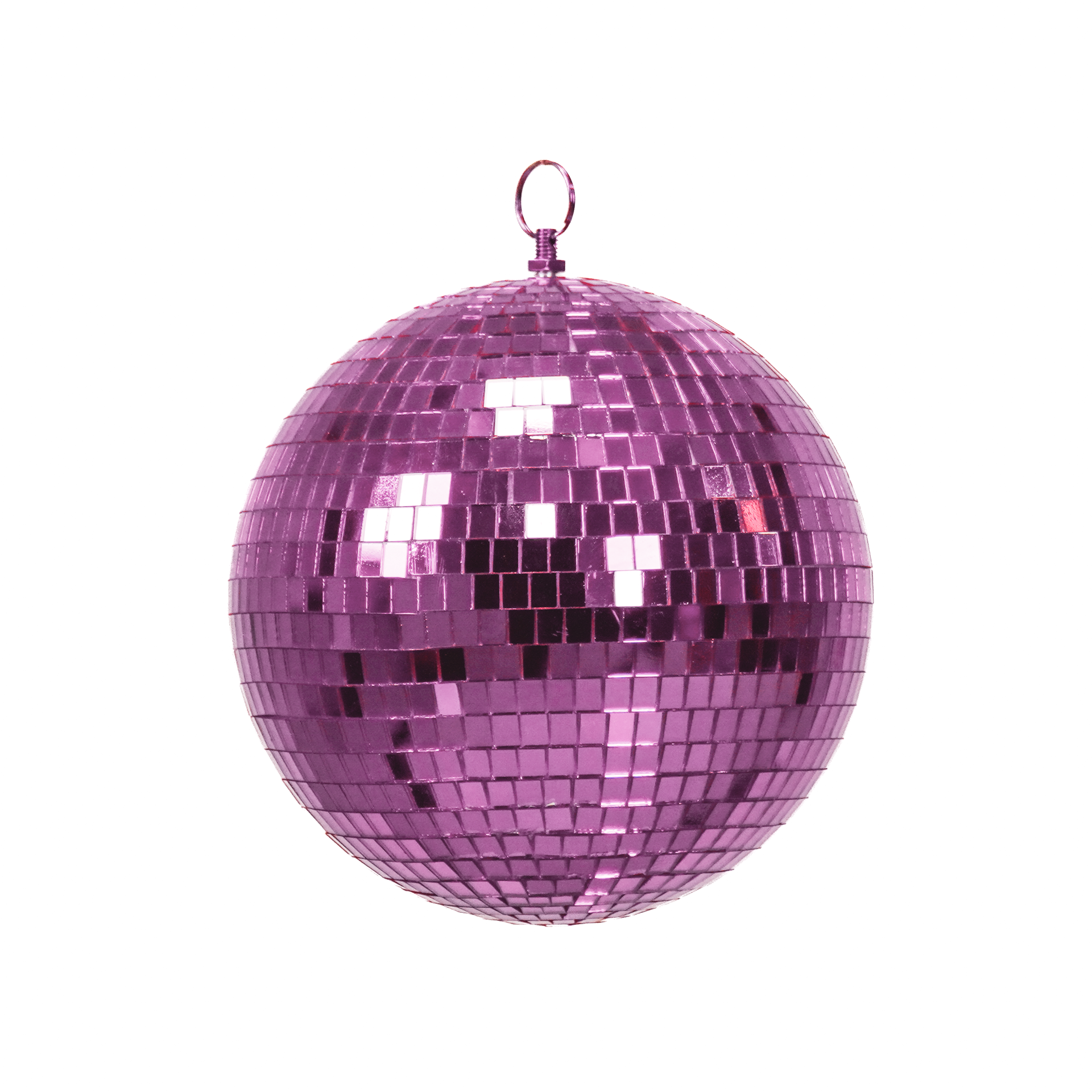 Kerstversiering - Kersthanger - Discobal - Foam - Roze - 20x20x20cm