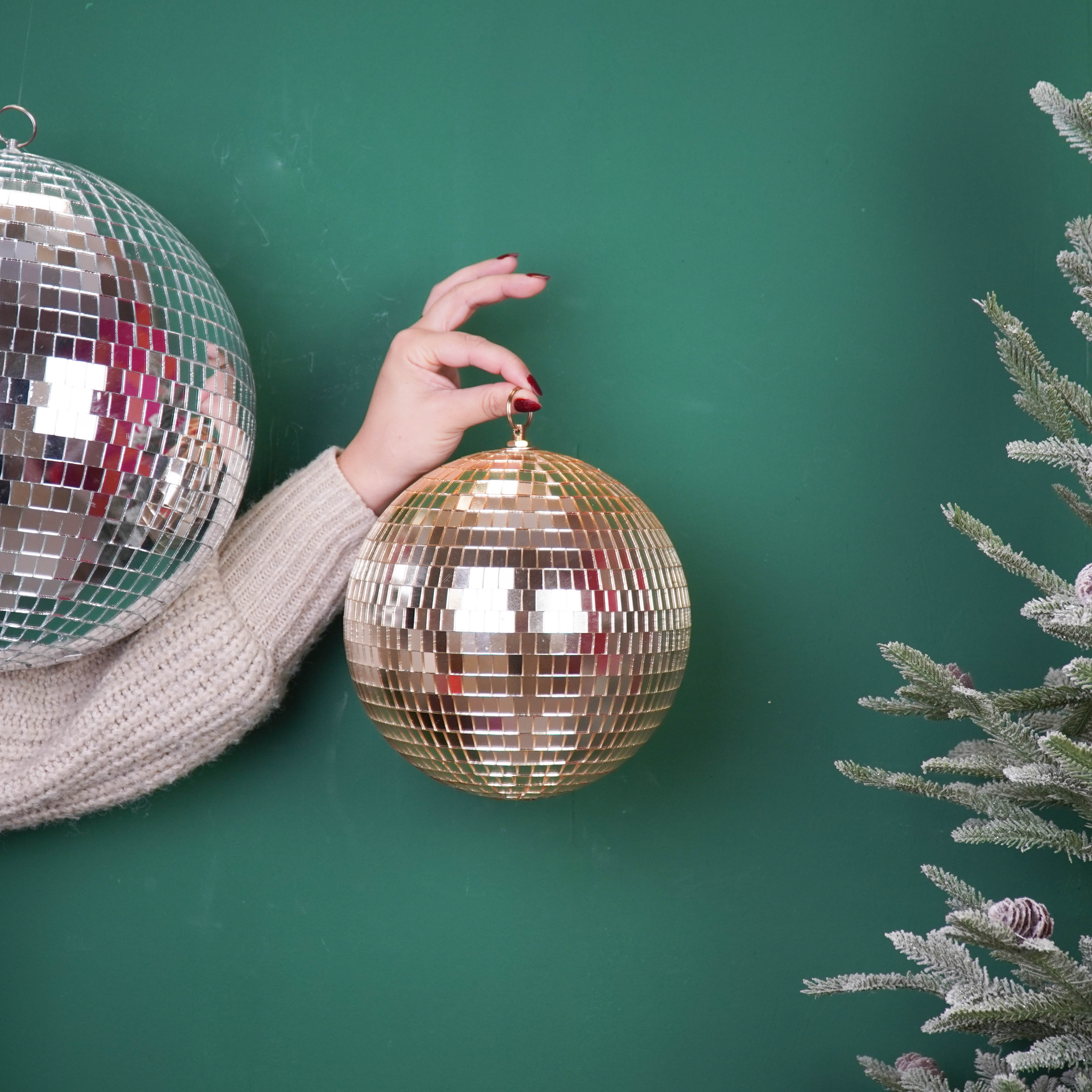 Kerstversiering - Kersthanger - Discobal - Foam - Goud - 20x20x20cm