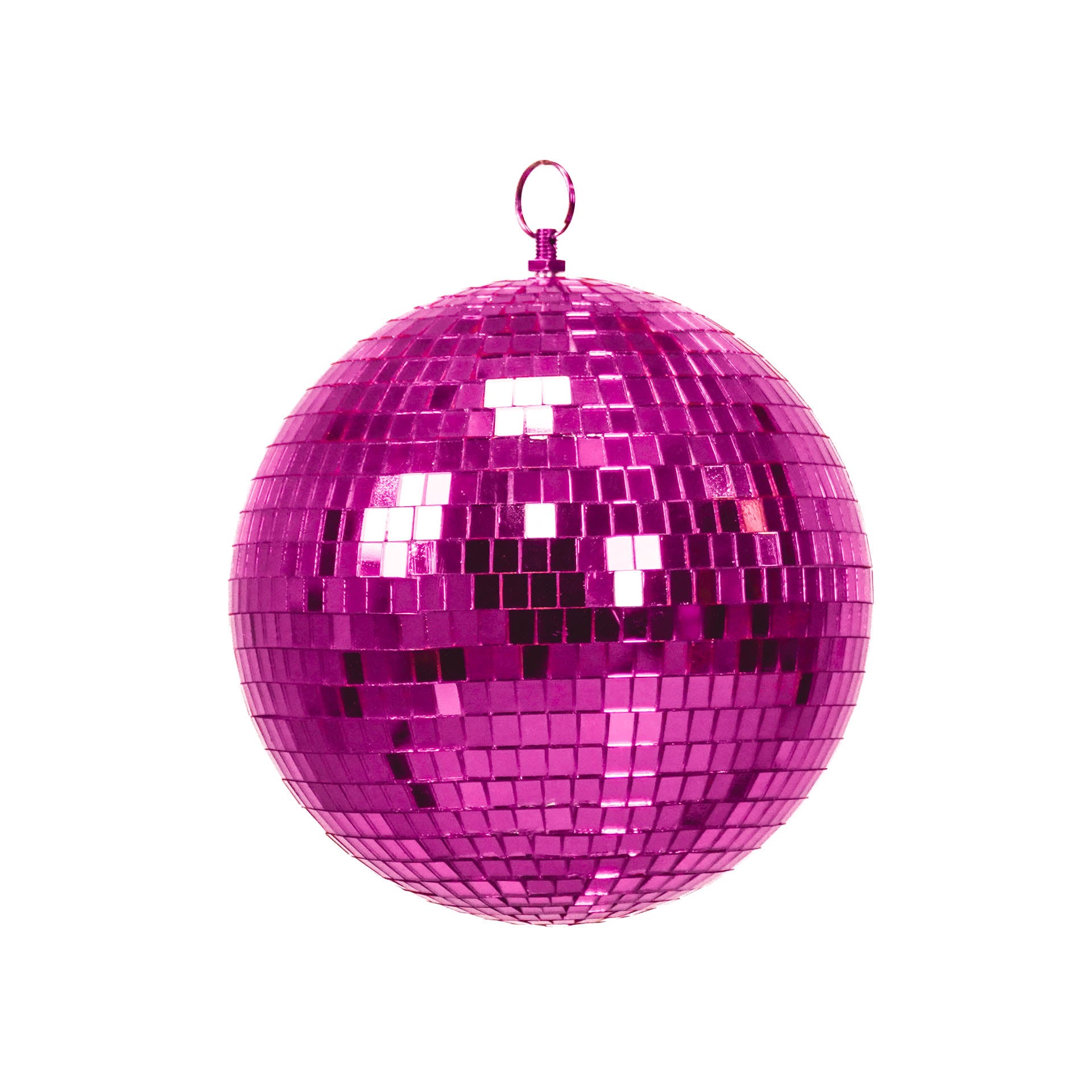 Kerstversiering - Kersthanger - Discobal - Foam - Roze - 25x25x25cm