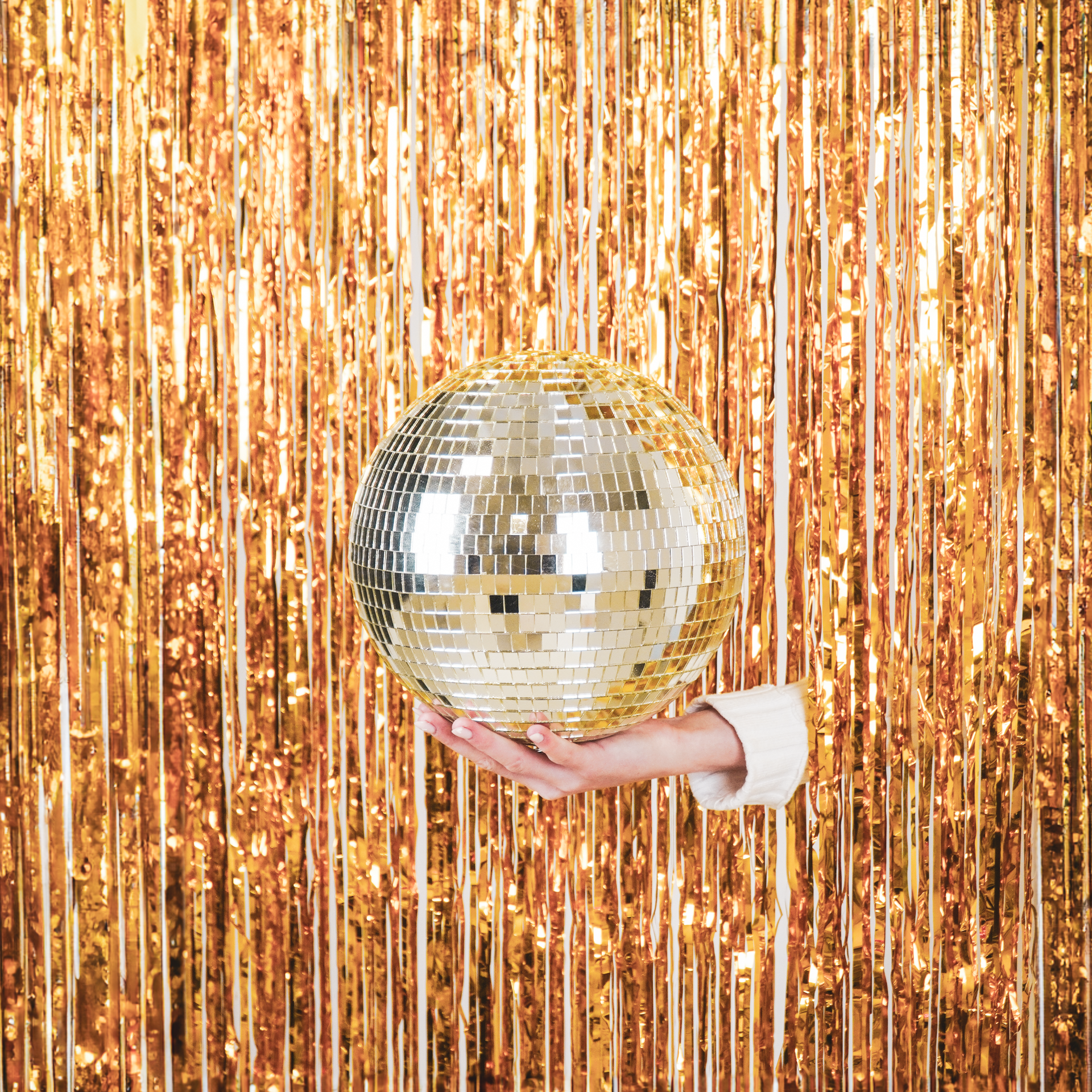 Kerstversiering - Kersthanger - Discobal - Foam - Goud - 25x25x25cm