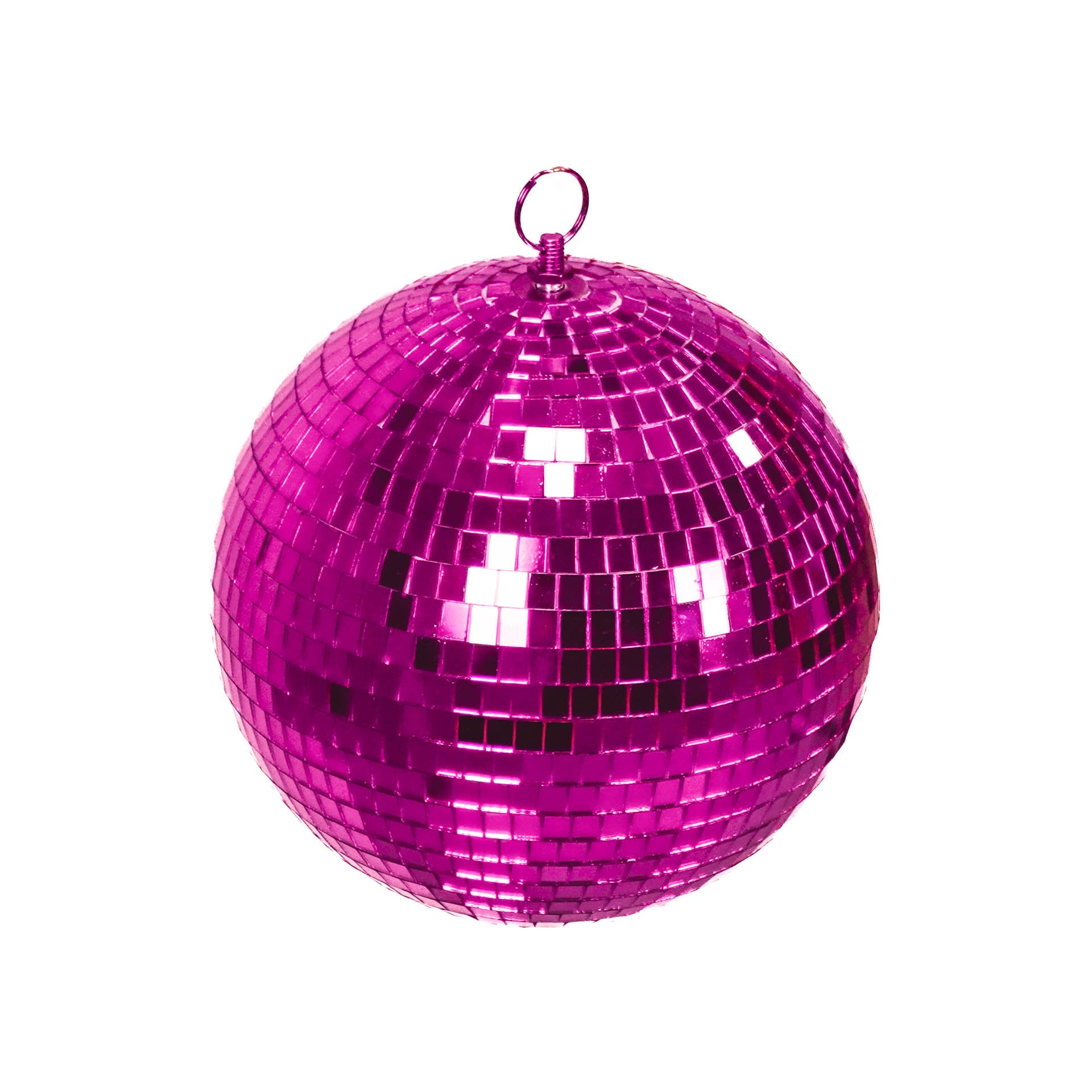 Kerstversiering - Kersthanger - Discobal - Foam - Roze - 30x30x30cm