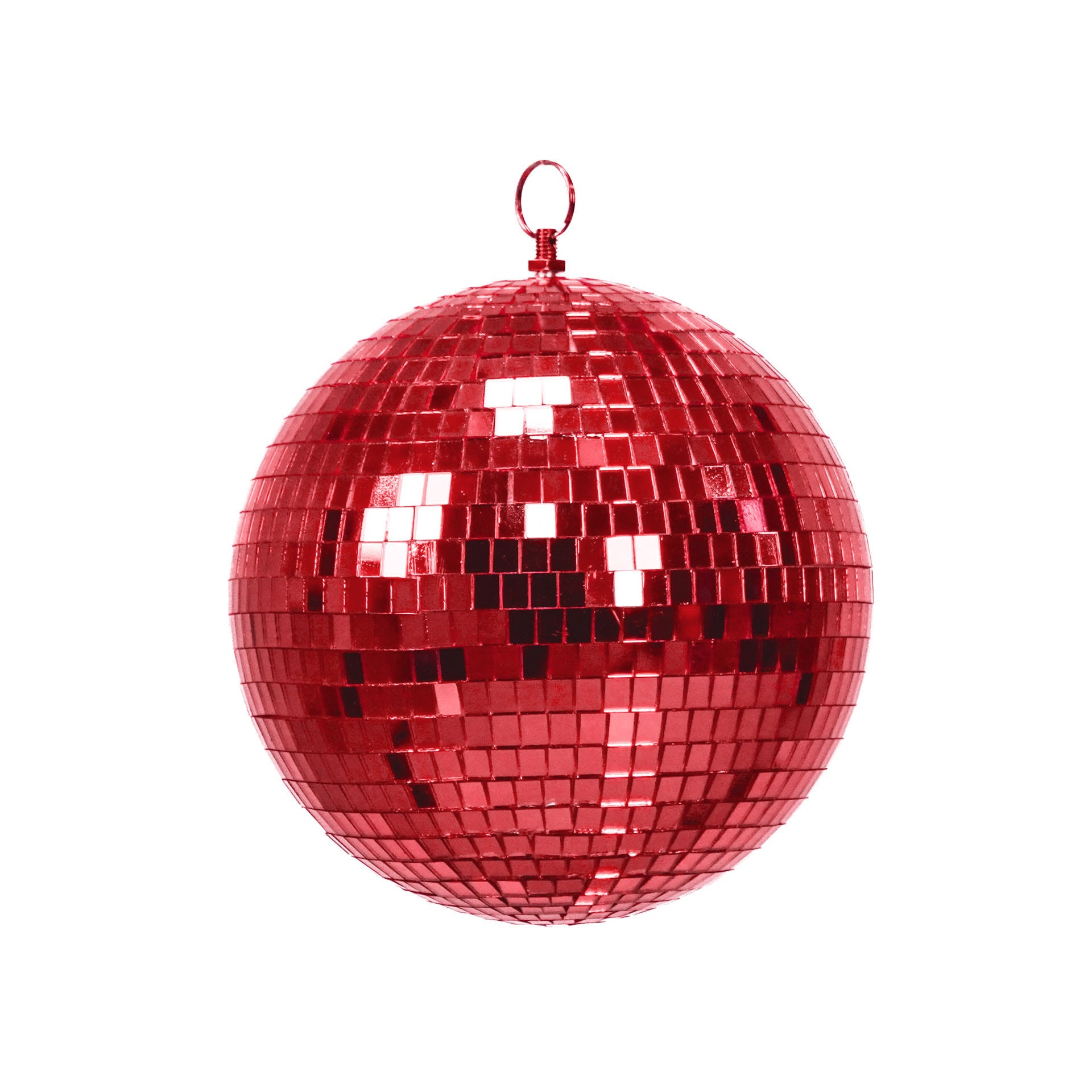 Kerstversiering - Kersthanger - Discobal - Foam - Rood - 30x30x30cm