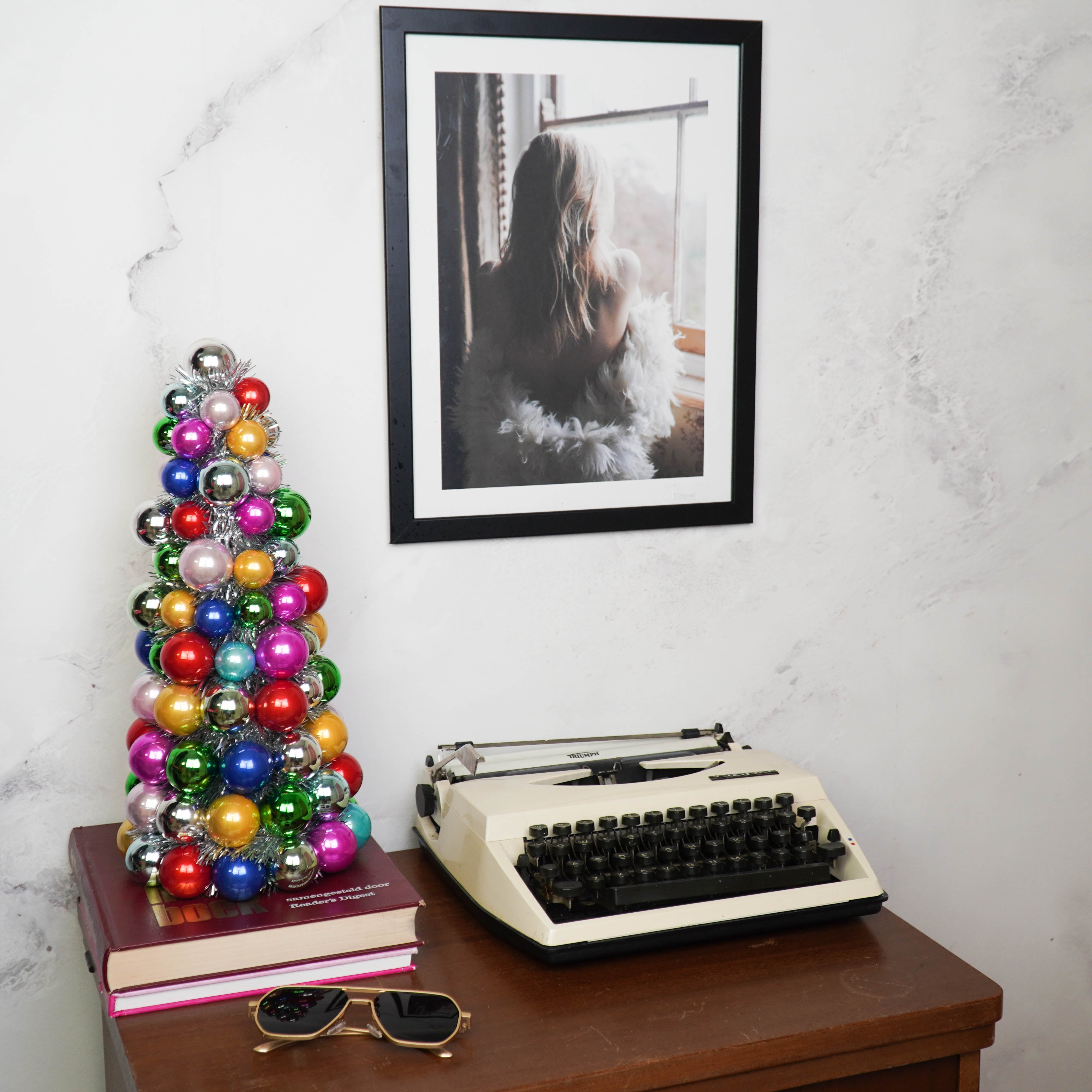 Kerst Decoratie - Kerstballen Kerstboom - Kunststof - Multicolour - 19x41 cm