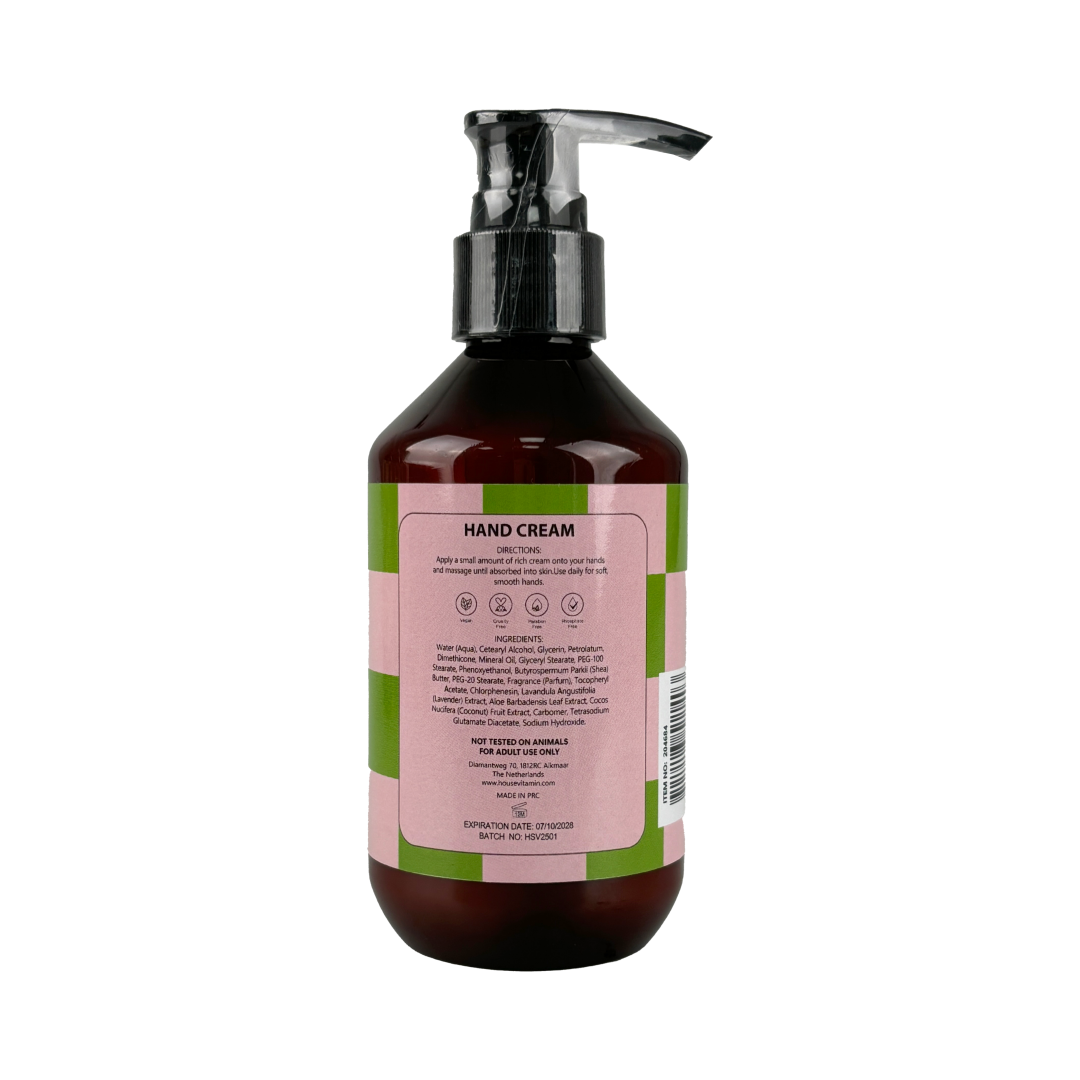 Handcrème - Vegan Handcrème Fles - Komkommer - 150ml