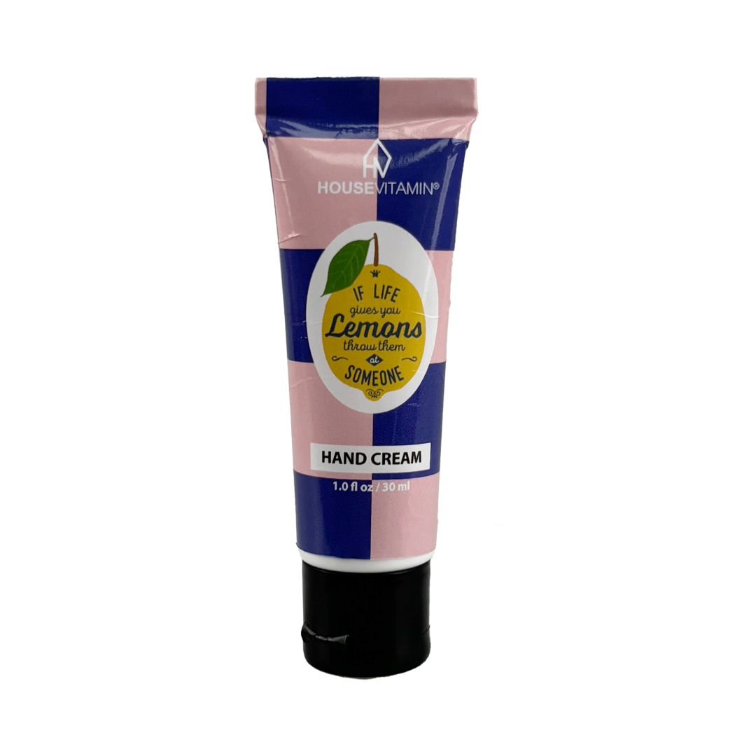 Handcrème - Vegan Handcrème -Mini Tube - Citroen/ Bergamot/Basilicum - 30 ml