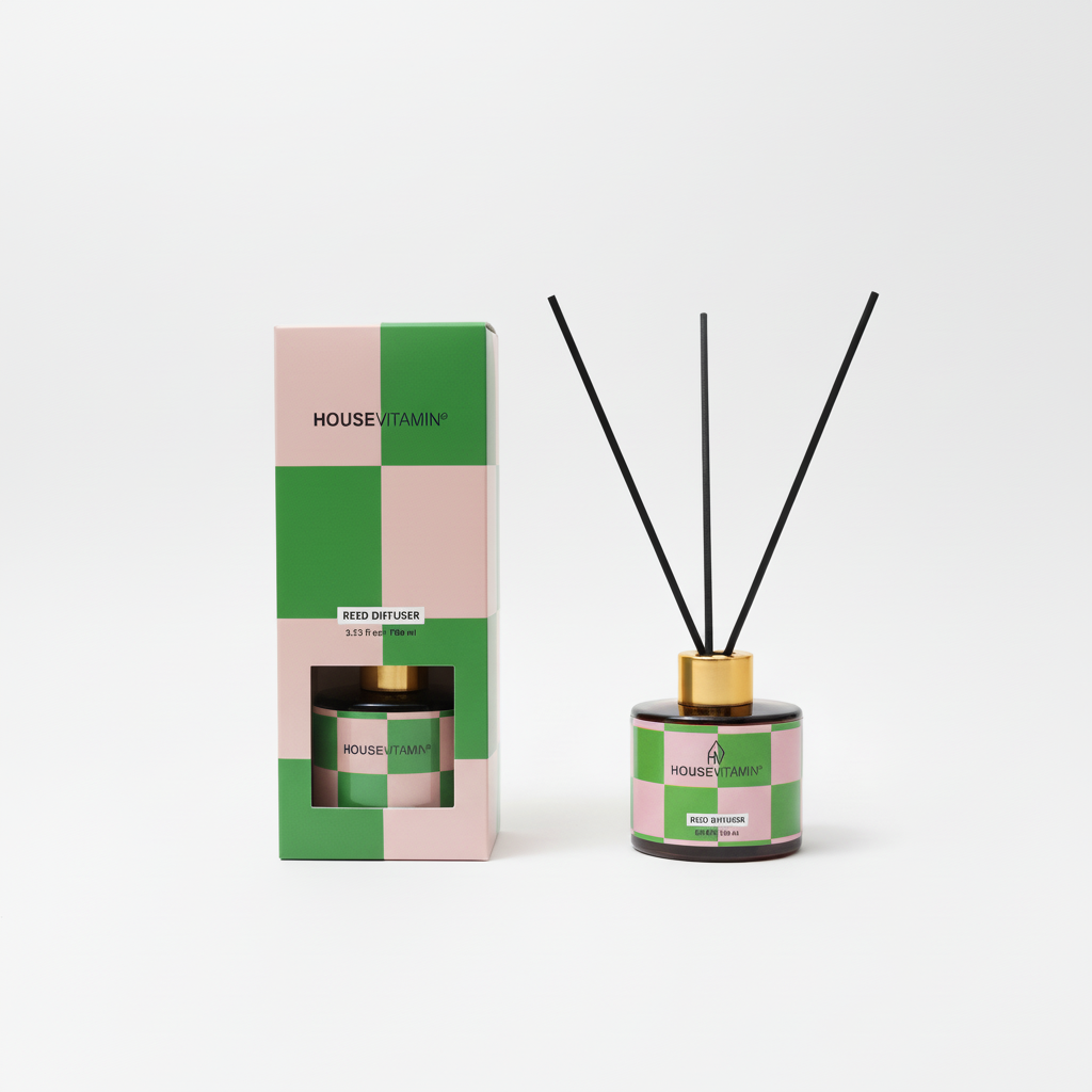 Reed Diffuser - Geurstokjes - Komkommer - 100ml