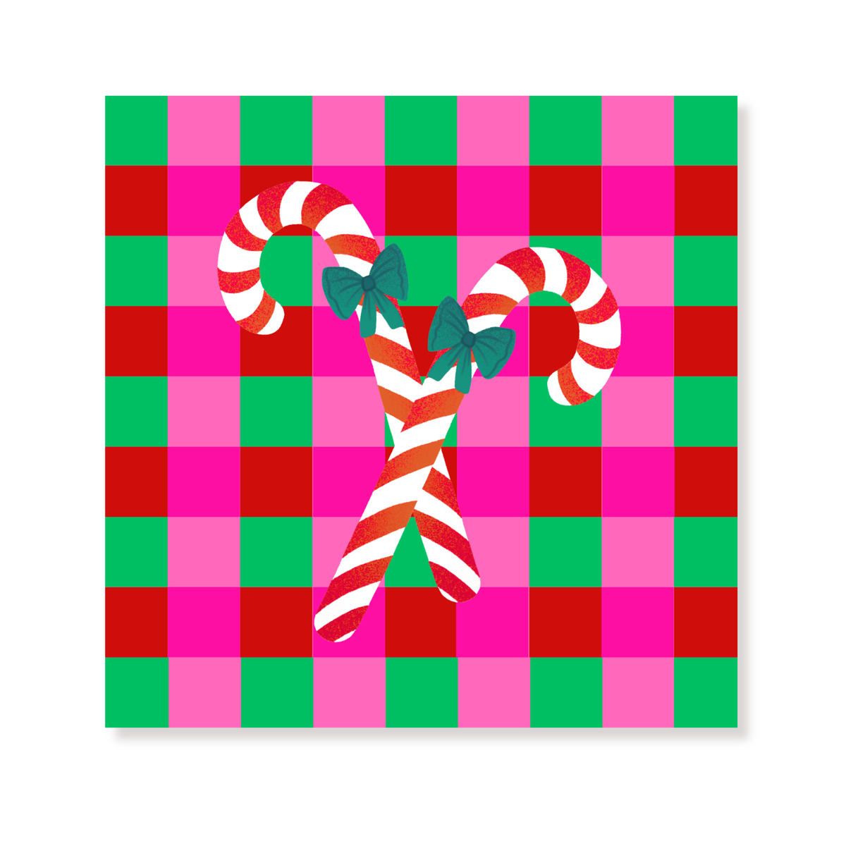 Paper Napkins “Candy Cane” –Display Pack 12 Packs