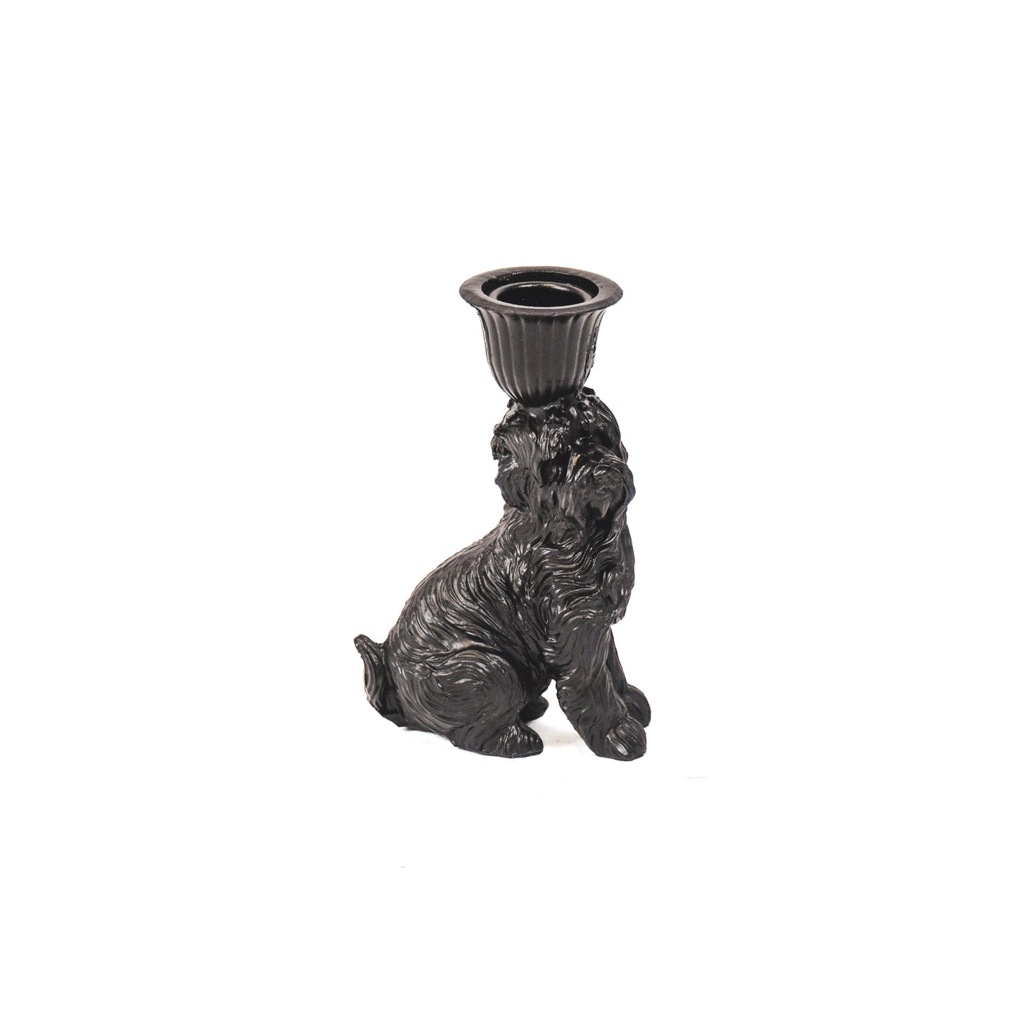 HV Labradoodle Kandelaar- Zwart - 4x9x13 cm