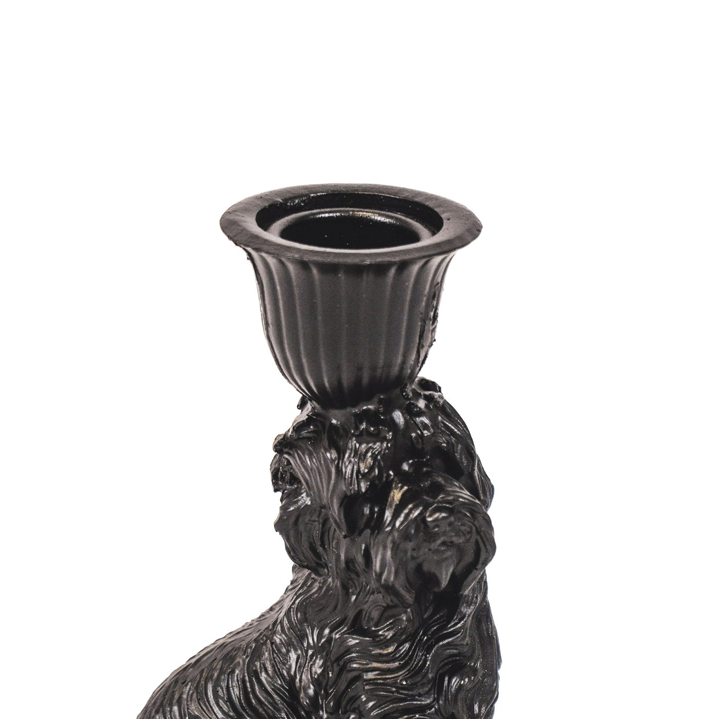 HV Labradoodle Kandelaar- Zwart - 4x9x13 cm