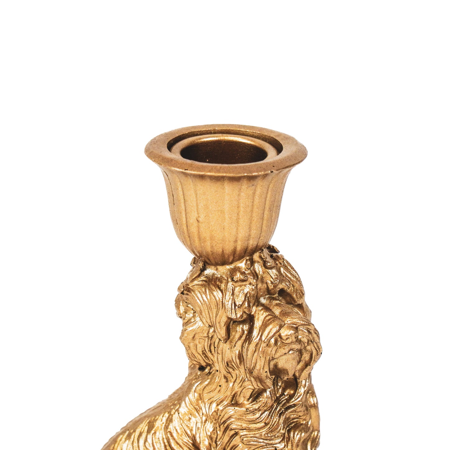 HV Labradoodle Kandelaar- Goud - 4x9x13 cm
