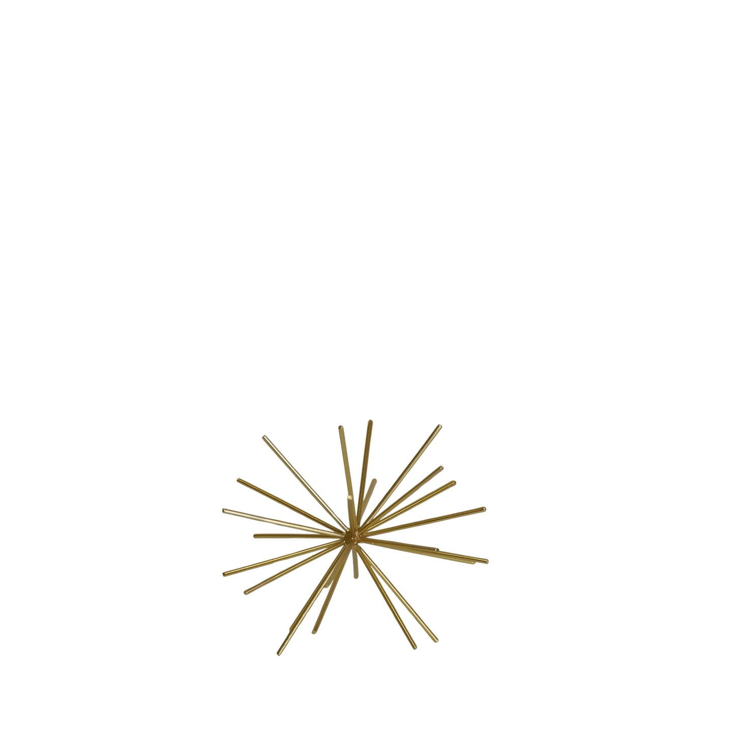 Ornament - Vuurwerk - Metaal - Goud - 15x15x15cm