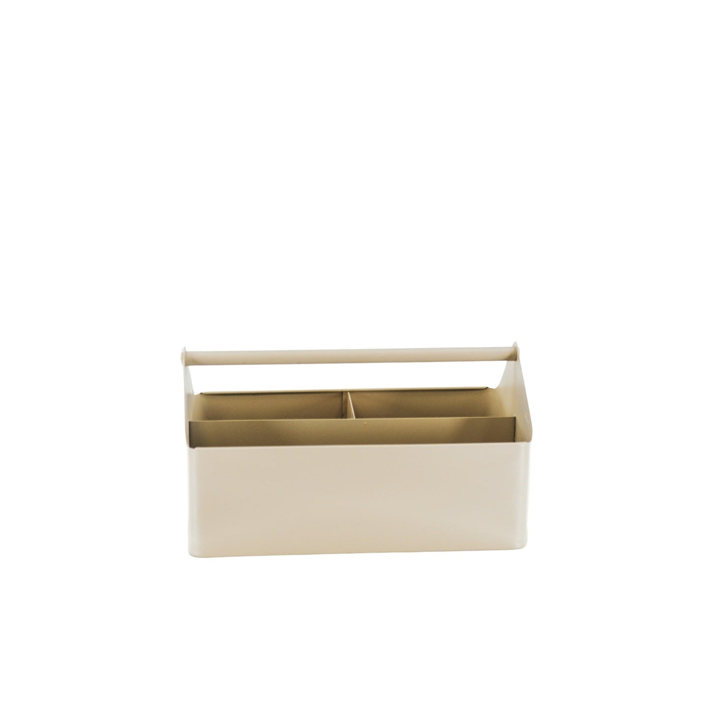 Dienblad - Organiser - Metaal - Zand - 30x17x17cm
