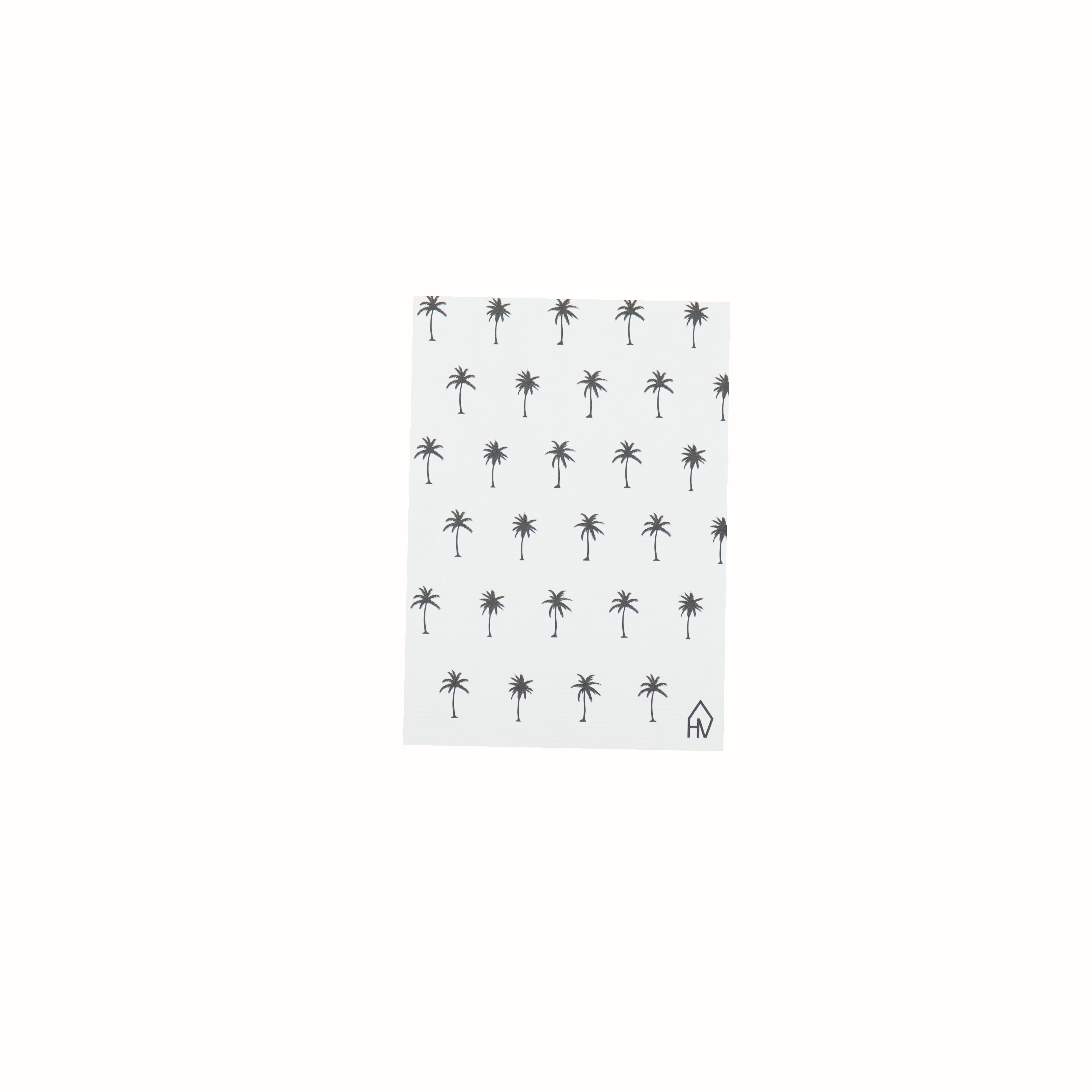 tropische vakantie kaart met palmboom