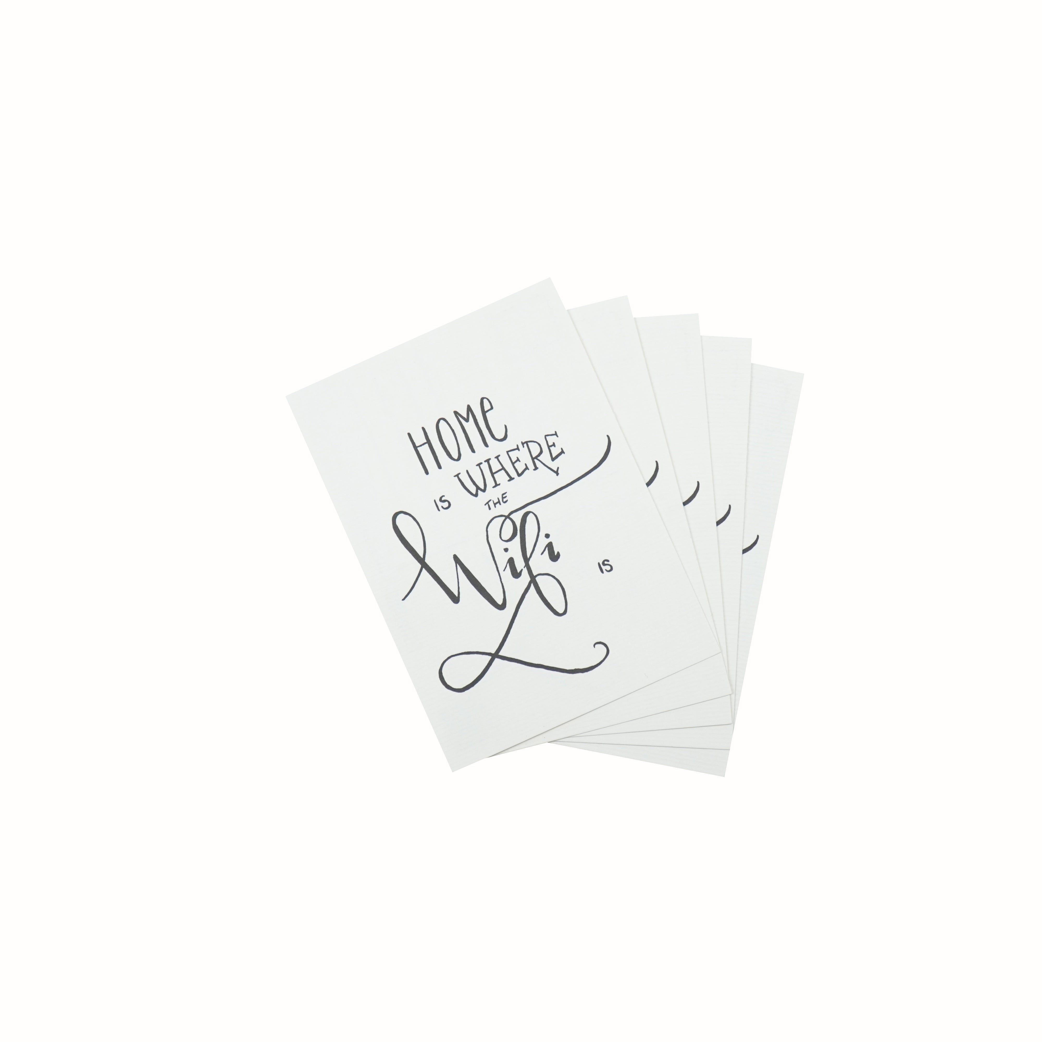 home is where the wifi is kaart