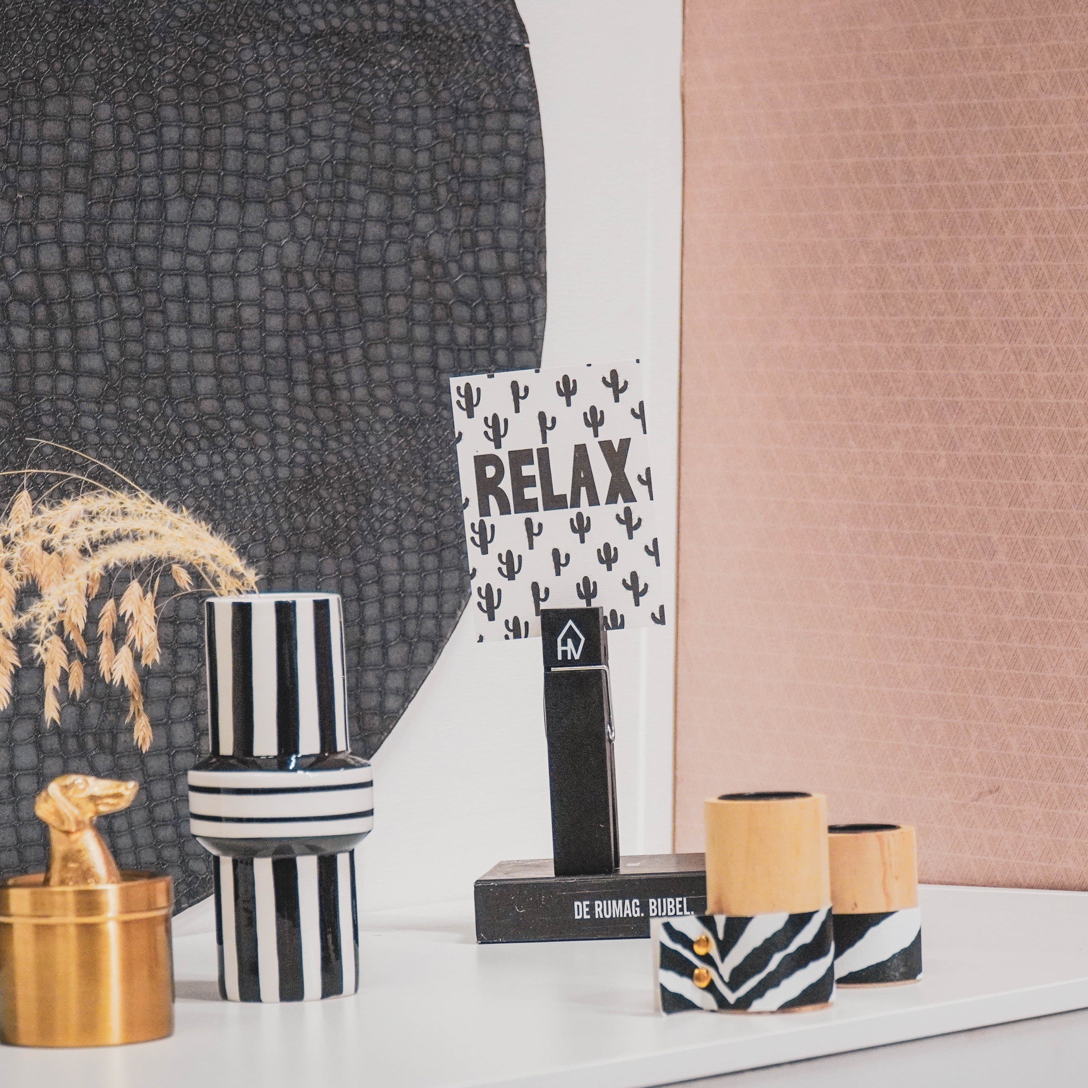 grappig kaartje voor in huis