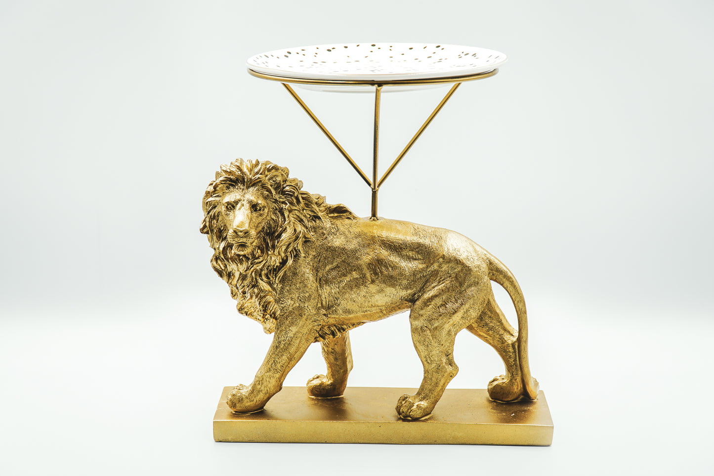 HV Leeuw Etagère - Goud - 20x30x27cm