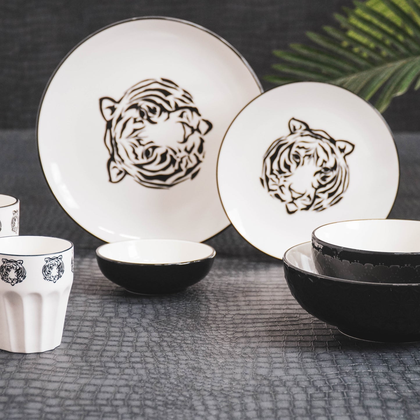 HV Mr Tijger Dinerbord - Wit - Ø 28cm