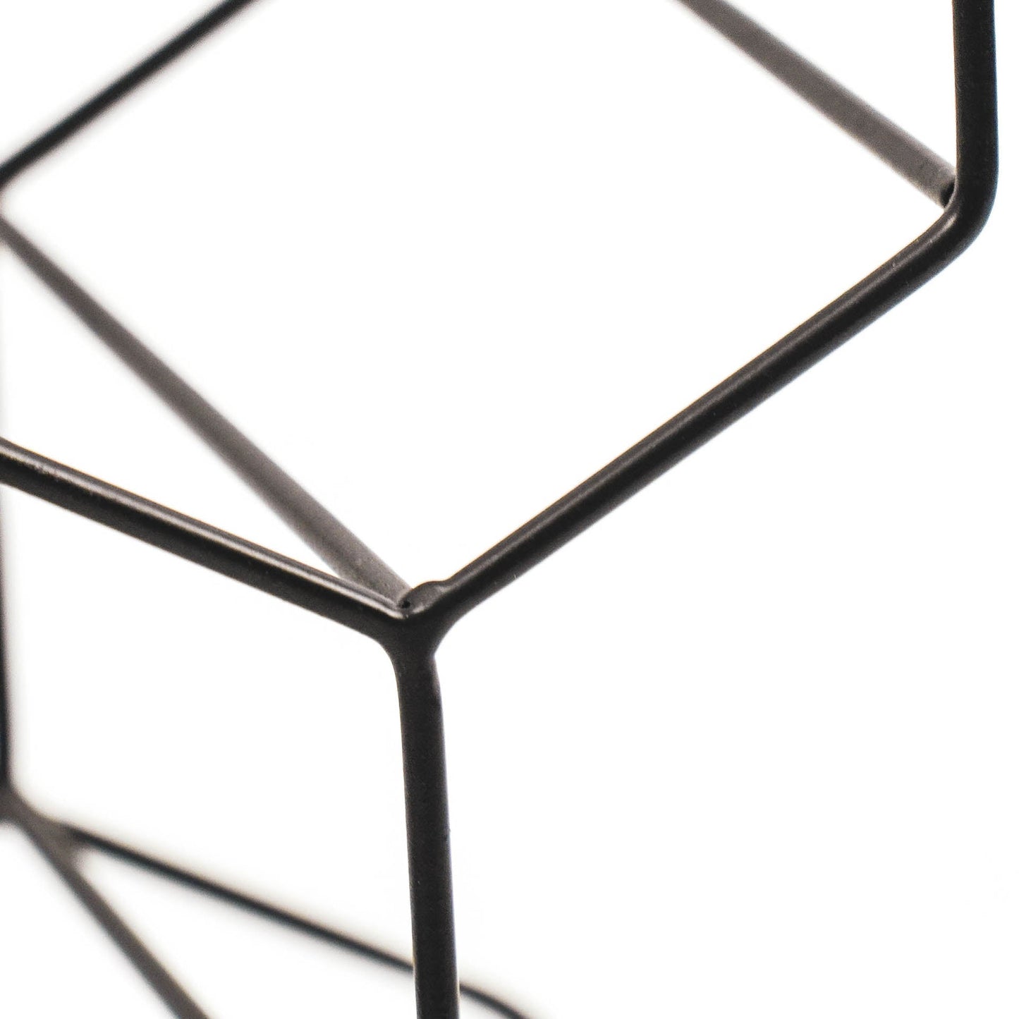 HV Wijnrek - Zwart Metaal - 43x31x16cm