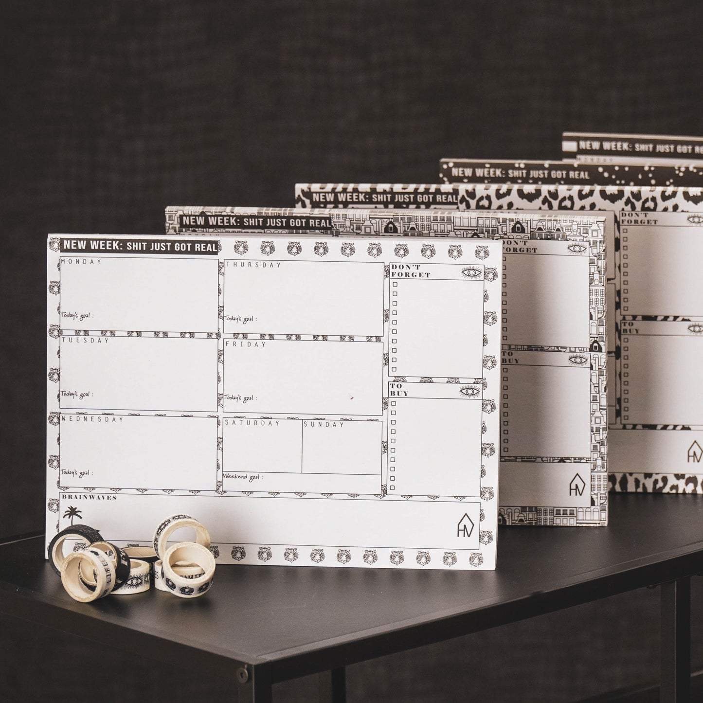 HV Weekplanner - Tijgerhoofd - A4