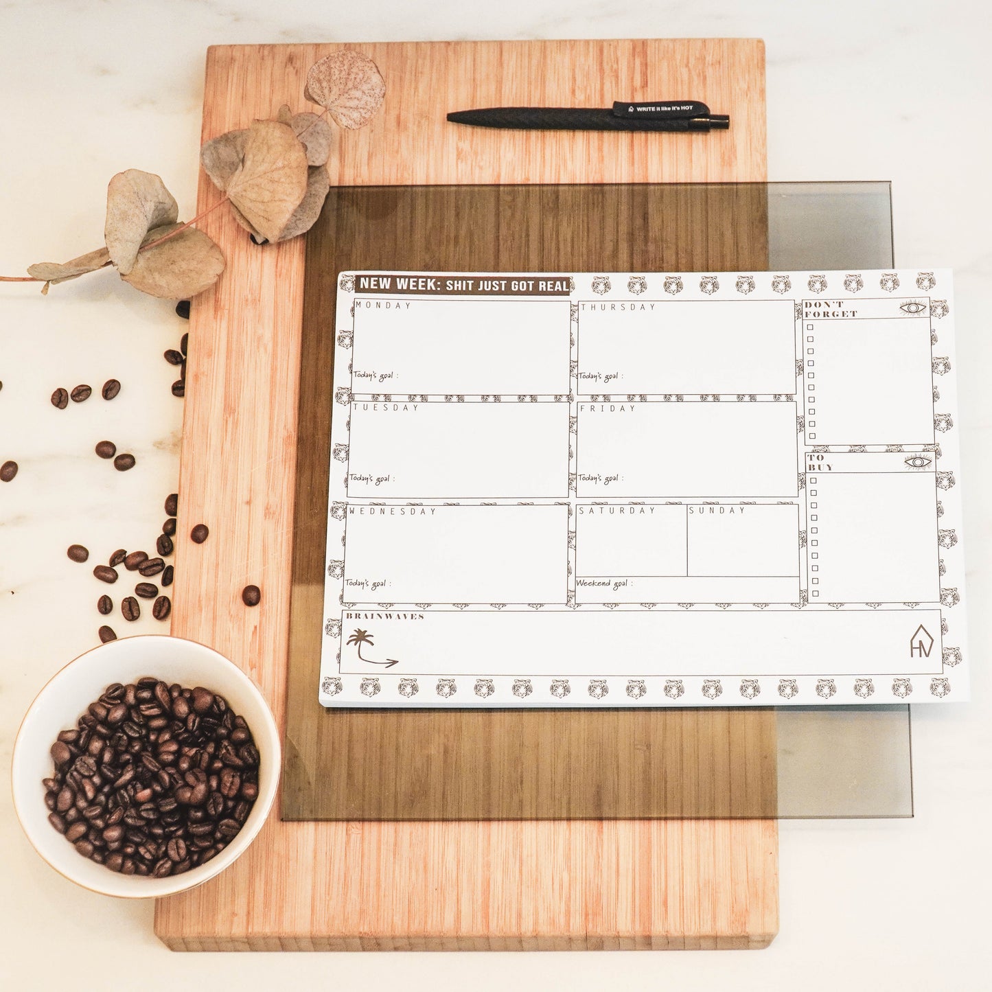 HV Weekplanner - Tijgerhoofd - A4