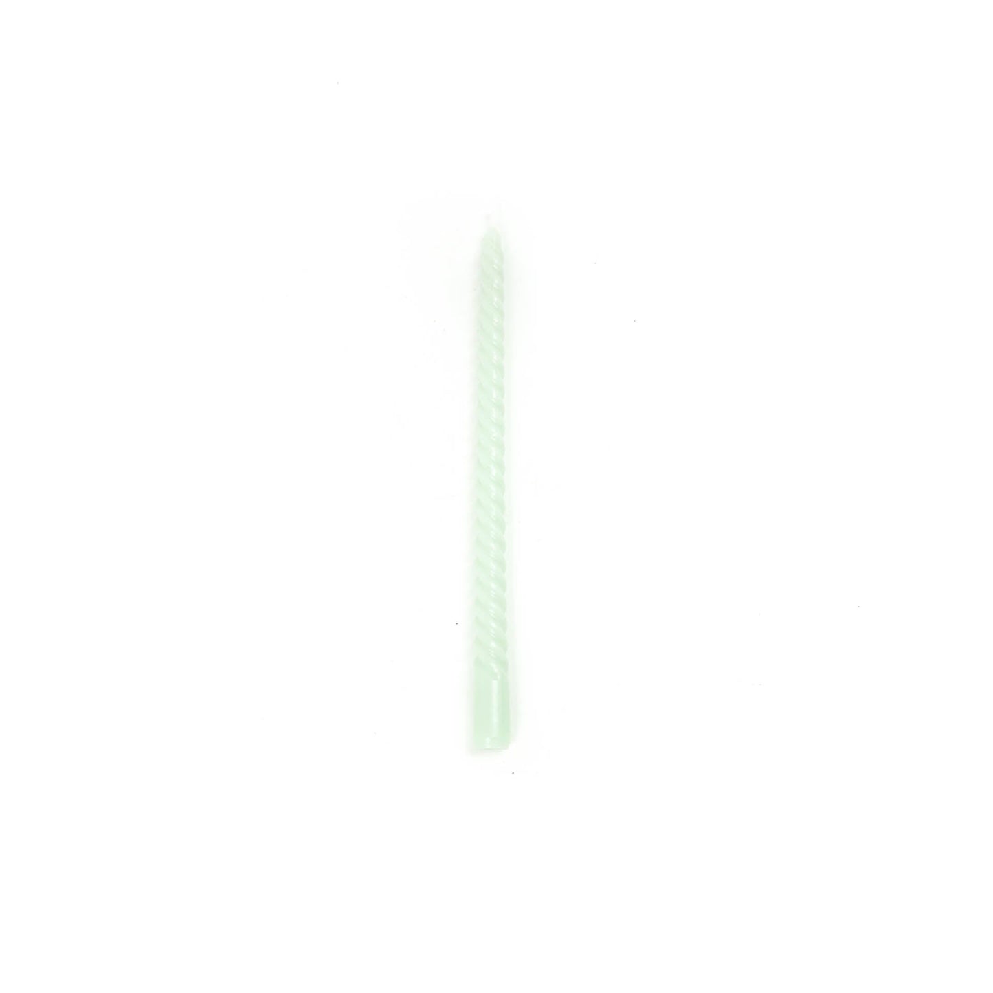 HV Gedraaide Kaarsen - Mintgroen - Set van 4 - 2x30cm