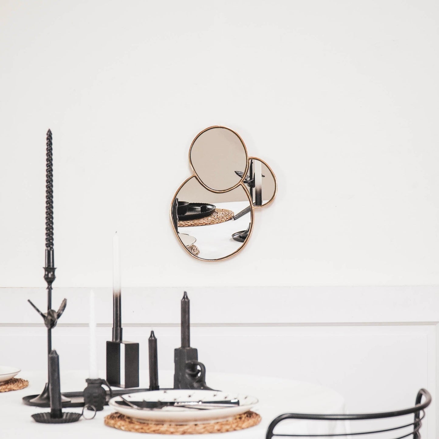 HV Fuck Perfect Spiegel Trio - Goud - 43x28x1cm