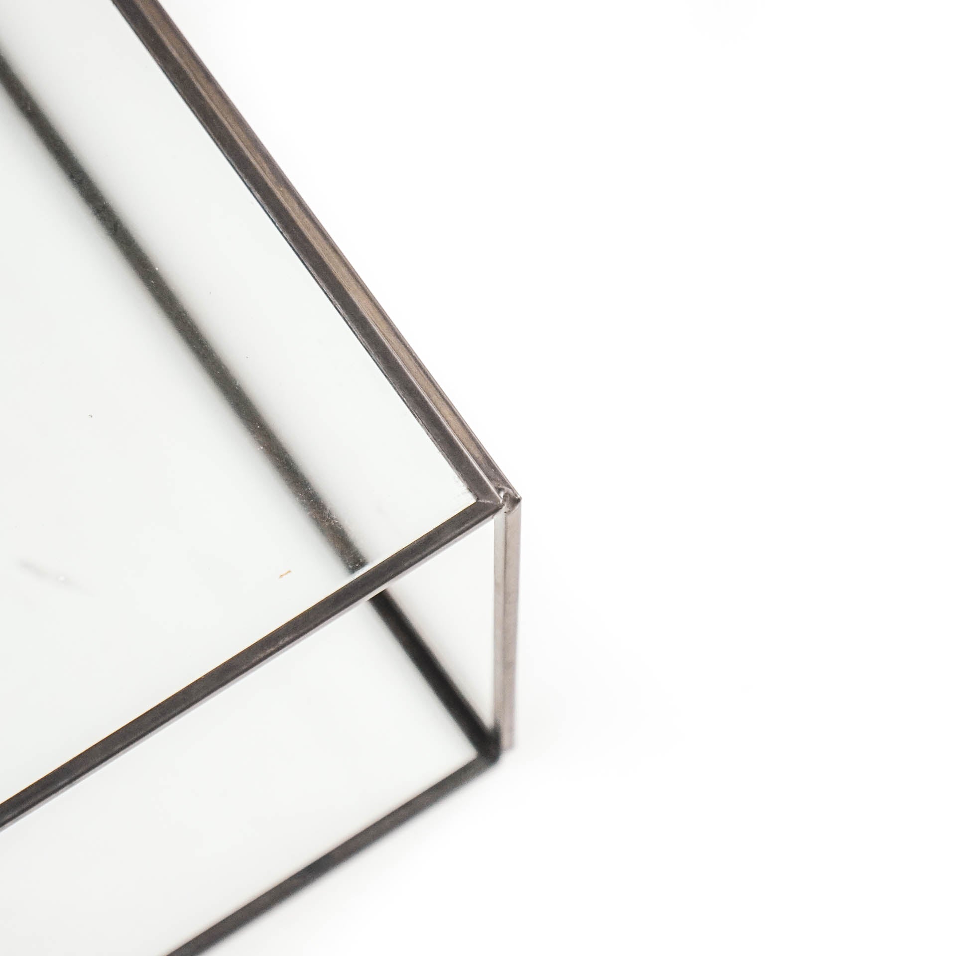 Hanglamp - Metaal/Glas - Zwart - 12x12x25cm