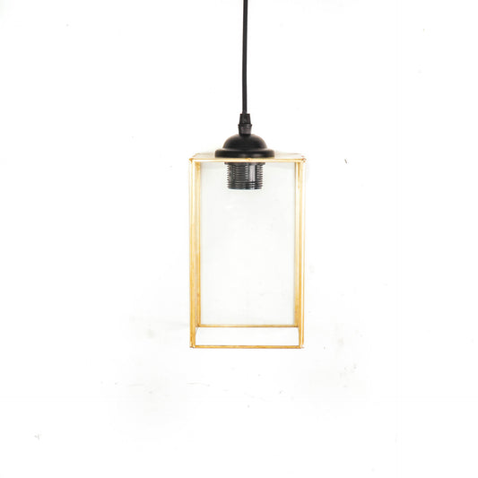 Housevitamin Lamp - Metaal/Glas  - Goud - 12x12x20cm