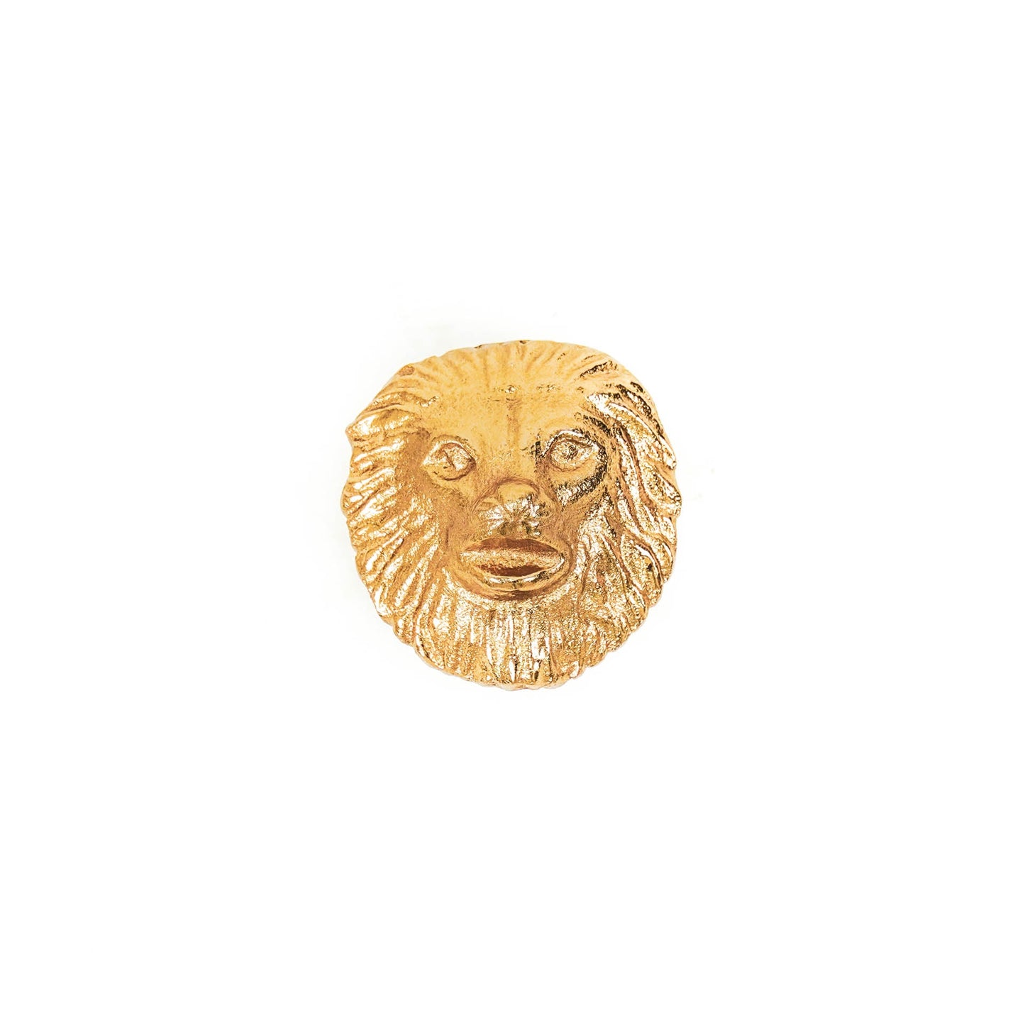 HV Leeuw Deurknoppenset - Goud - 8x8x5cm