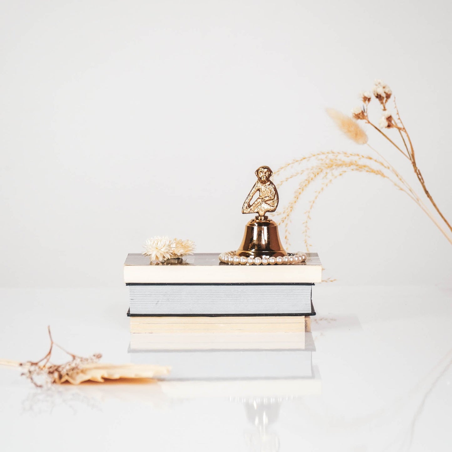 HV Butler Bel - Aap - Goud - 6x6x10cm