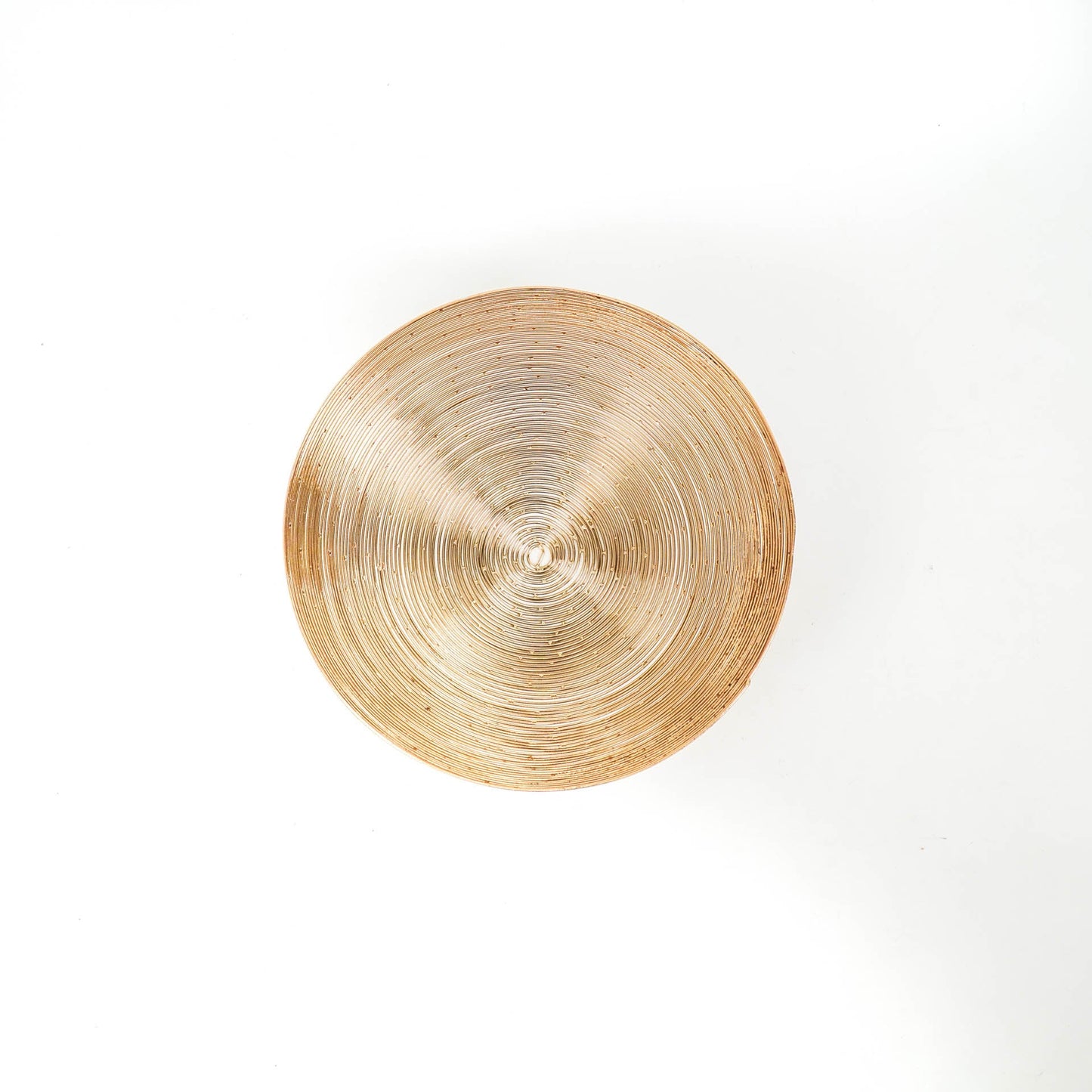 HV Draadstaal Schaal - Goud - 34x34x10cm