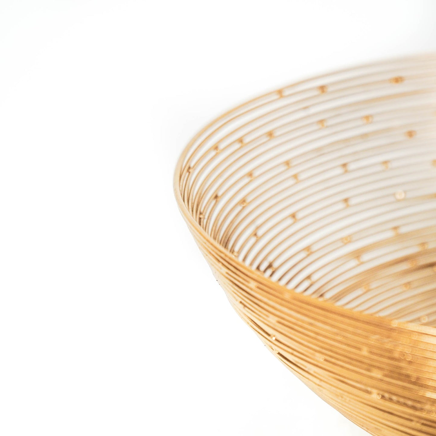 HV Draadstaal Schaal - Goud - 34x34x10cm