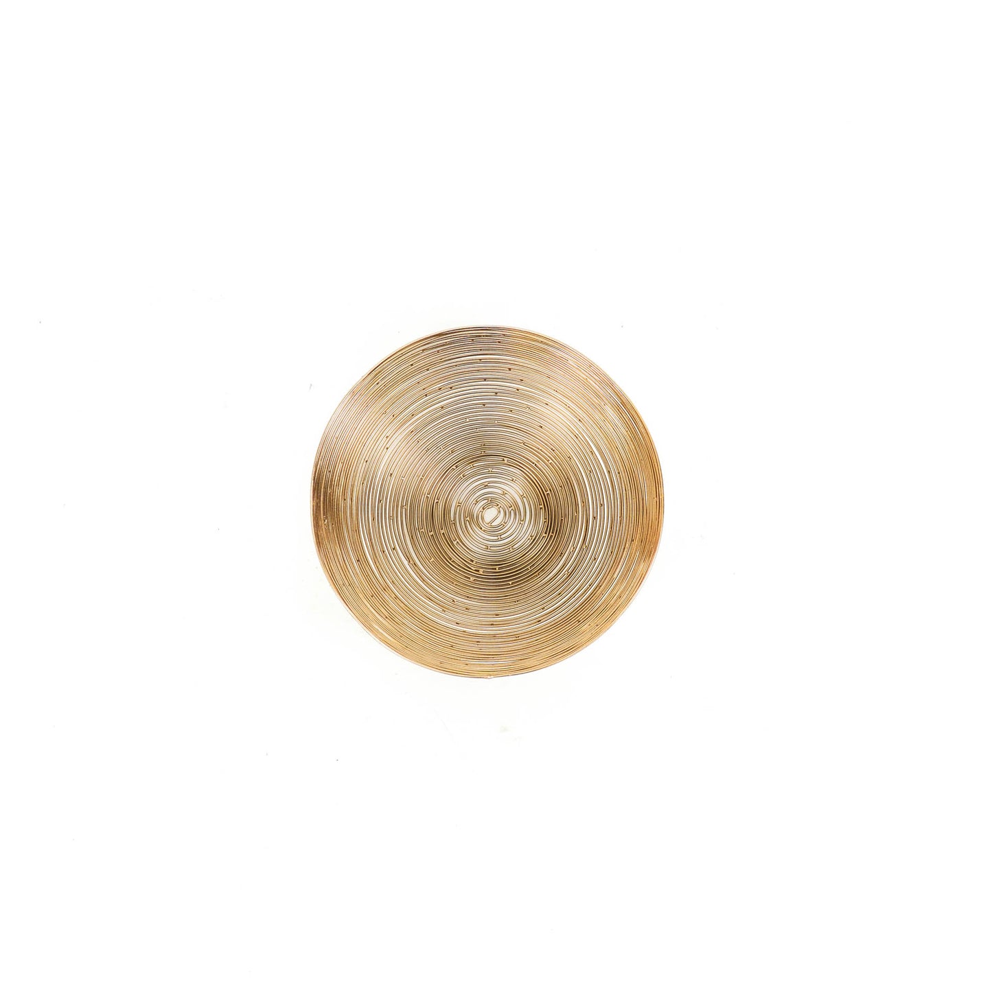 HV Draadstaal Schaal - Goud - 26x26x10cm