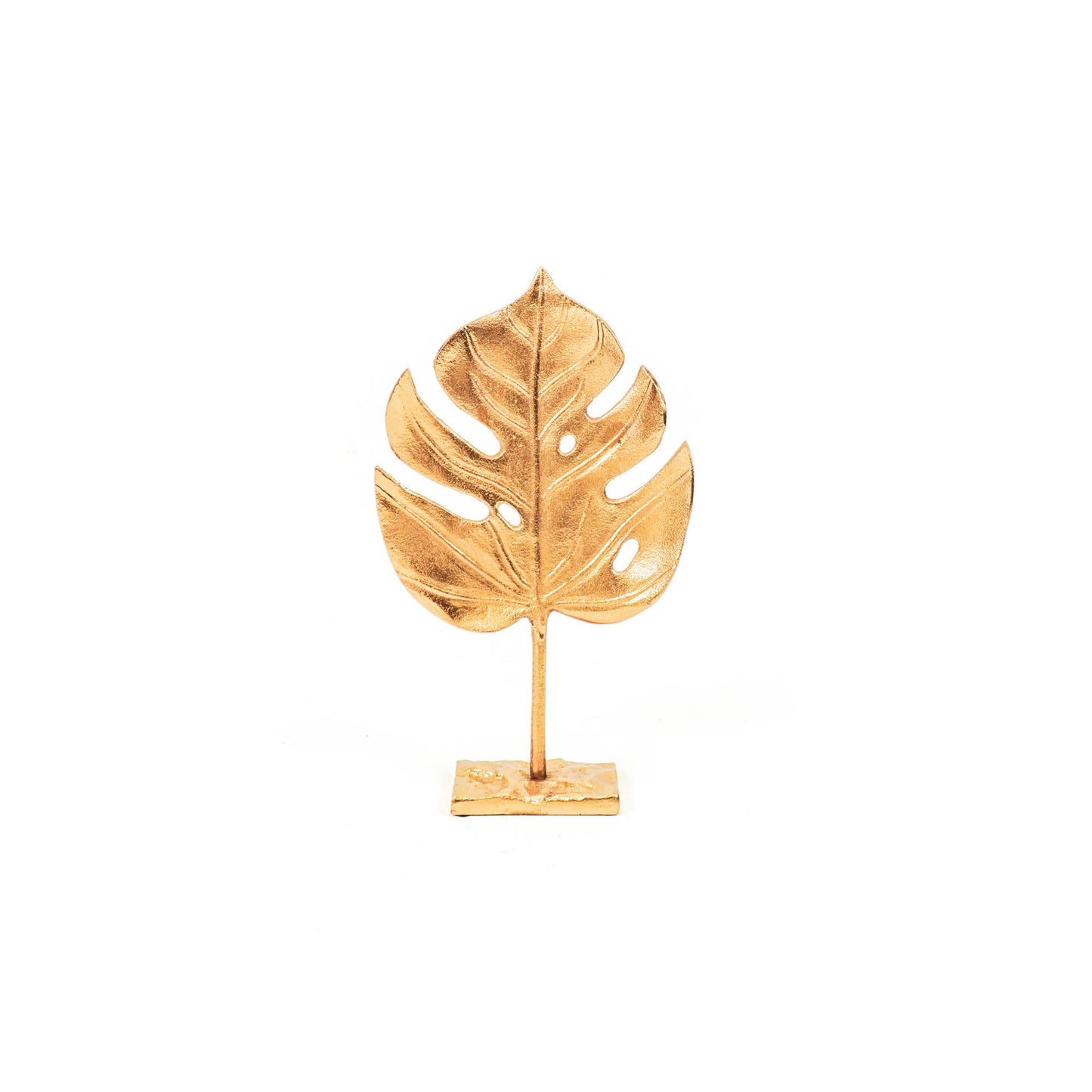 HV Decoratie Blad - Goud - 23x7x39cm