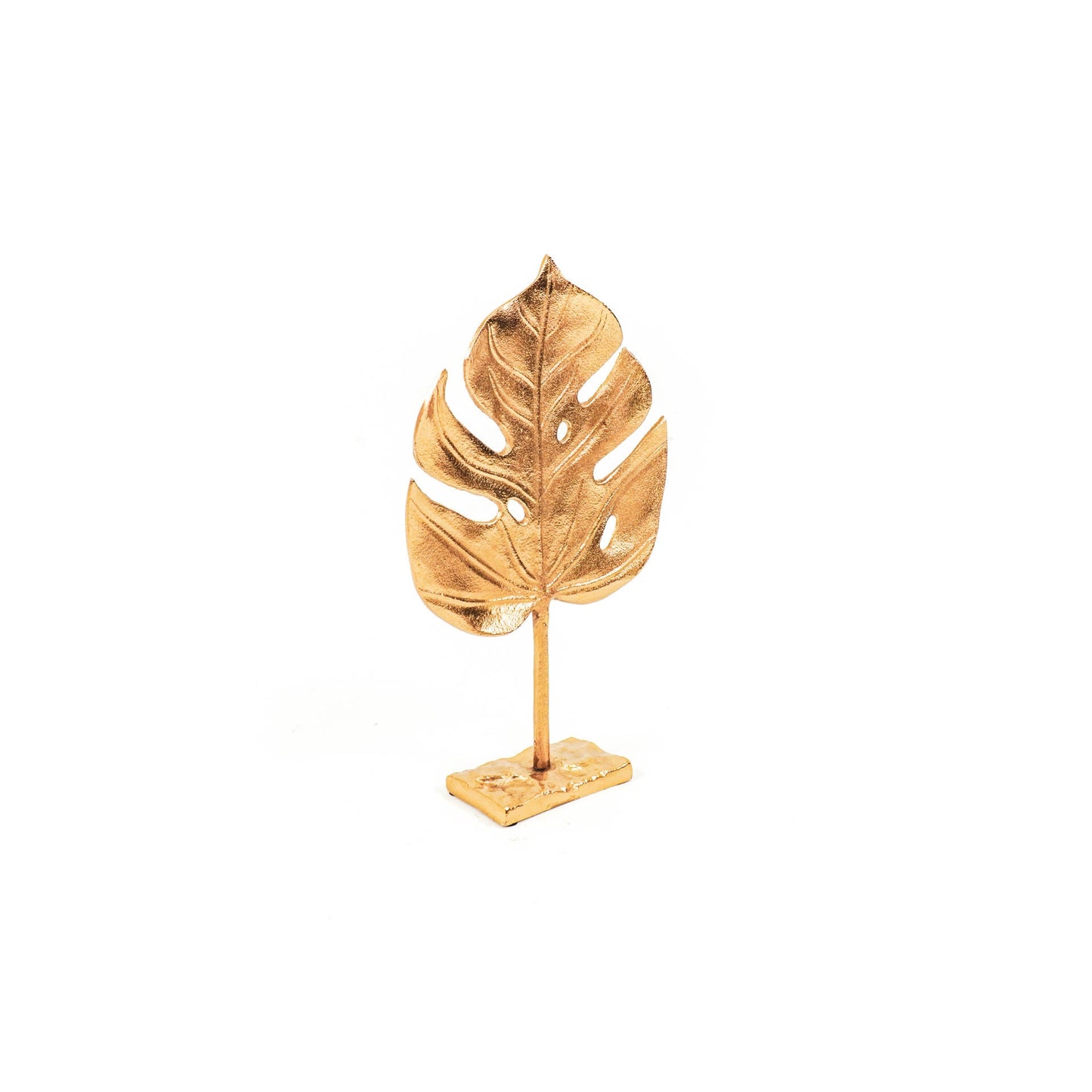 HV Decoratie Blad - Goud - 23x7x39cm