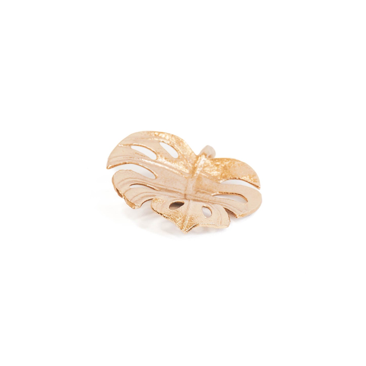 HV Monstera Blad Schaal - Goud - 15x12x3cm