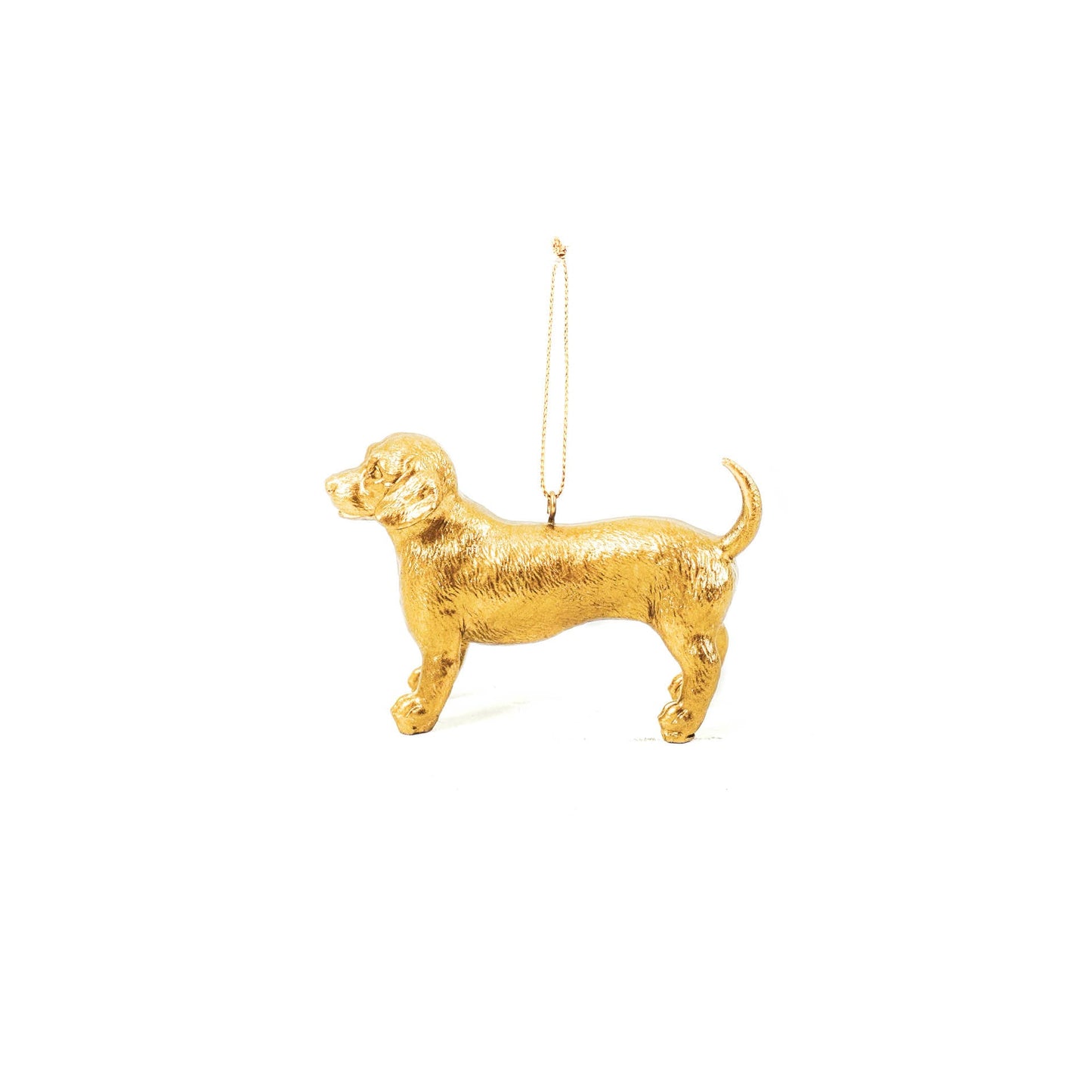 HV Teckel Hanger - Goud - 10x7x3cm