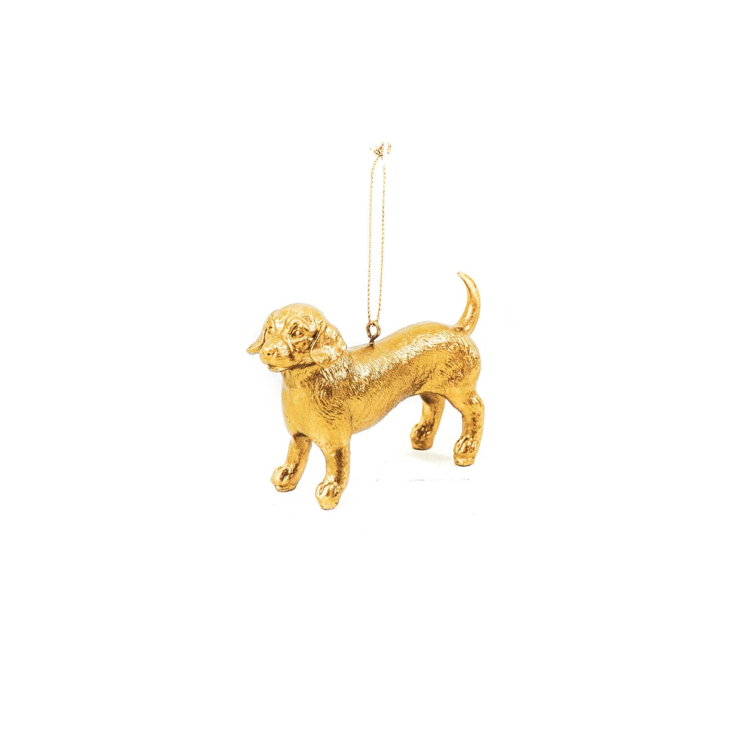 HV Teckel Hanger - Goud - 10x7x3cm