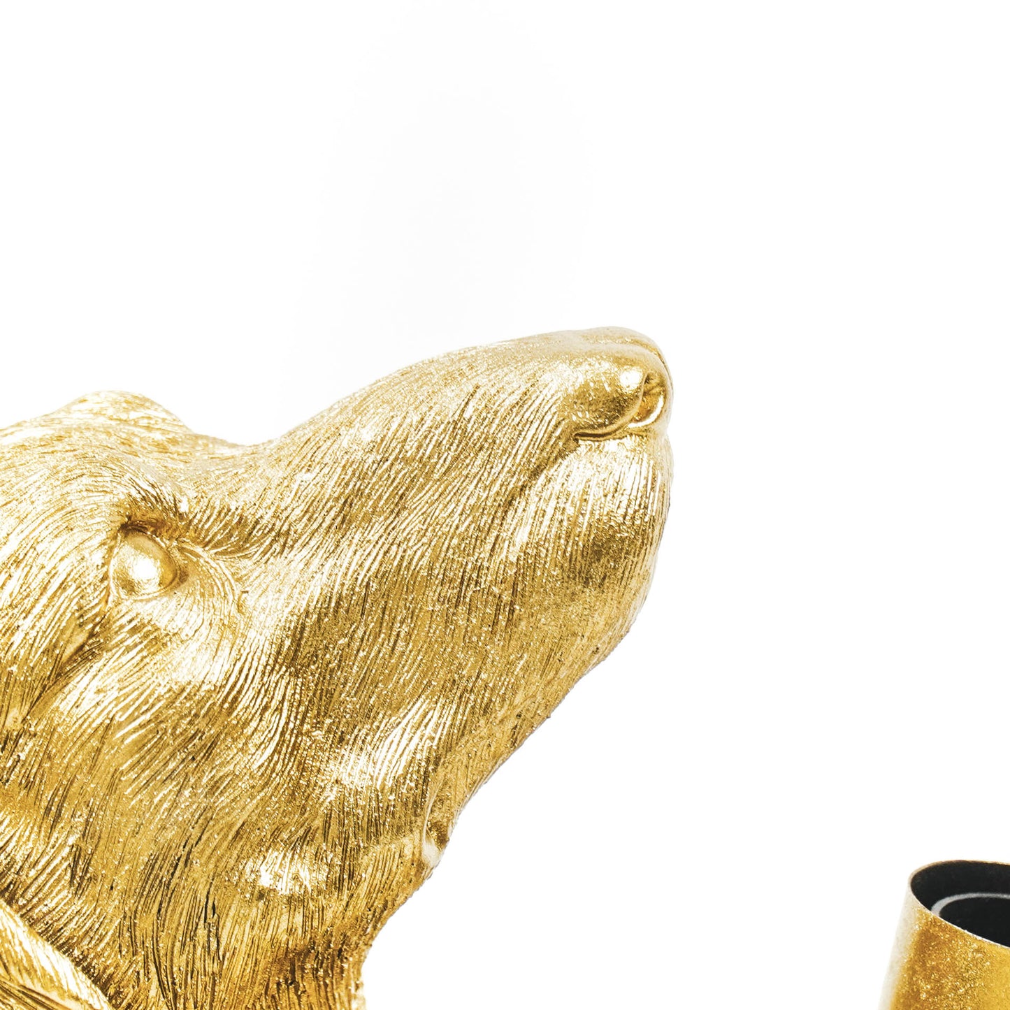 HV Teckel Lamp - Goud - 10x15x38cm
