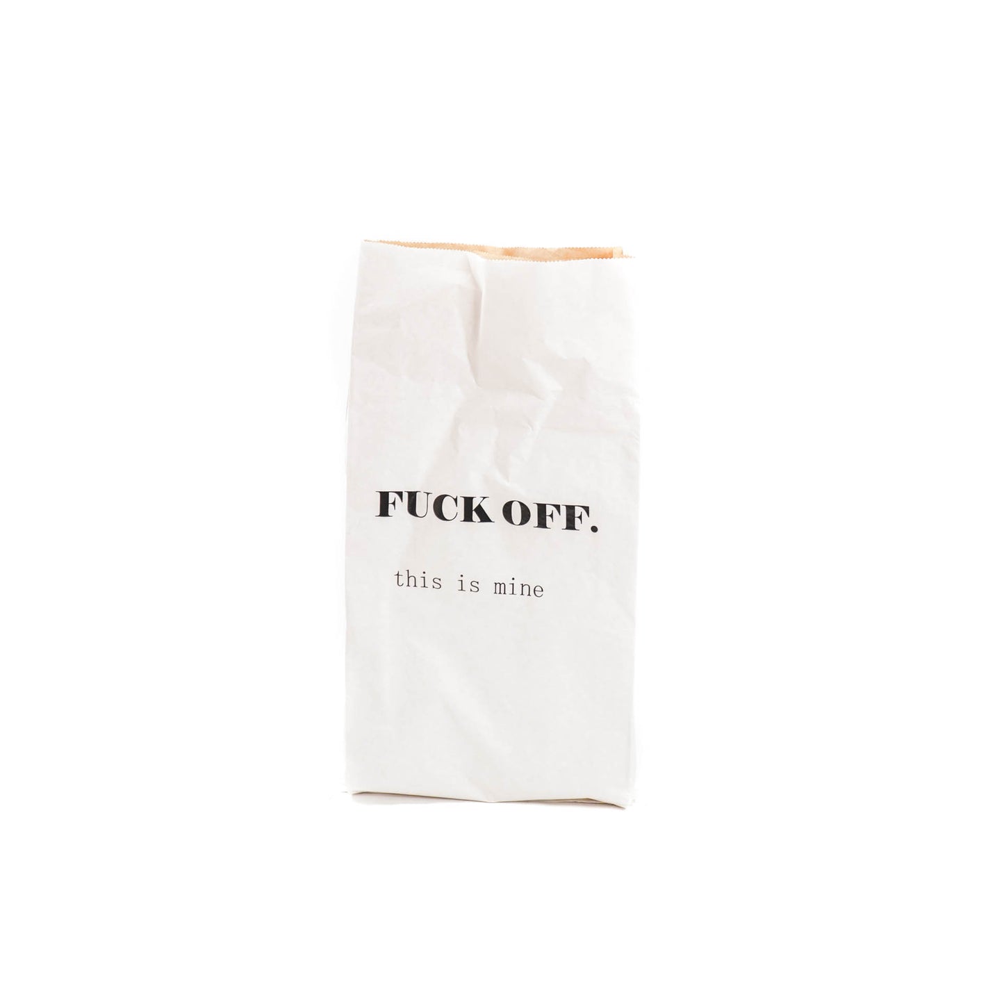 HV Fuck Off Opbergzak - Papier - 40x10x83cm