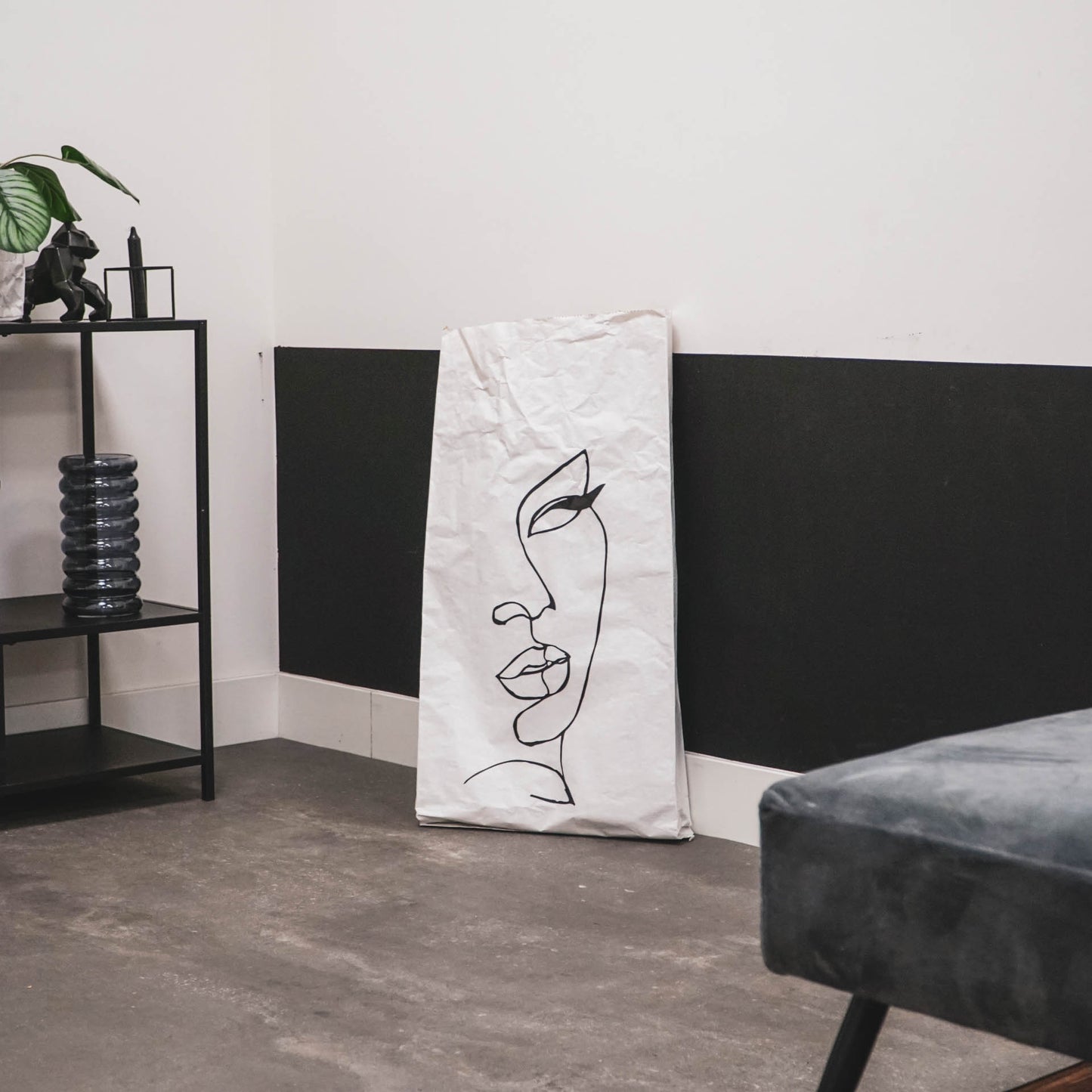 HV Pentekening Opbergzak - Papier - 40x10x83cm