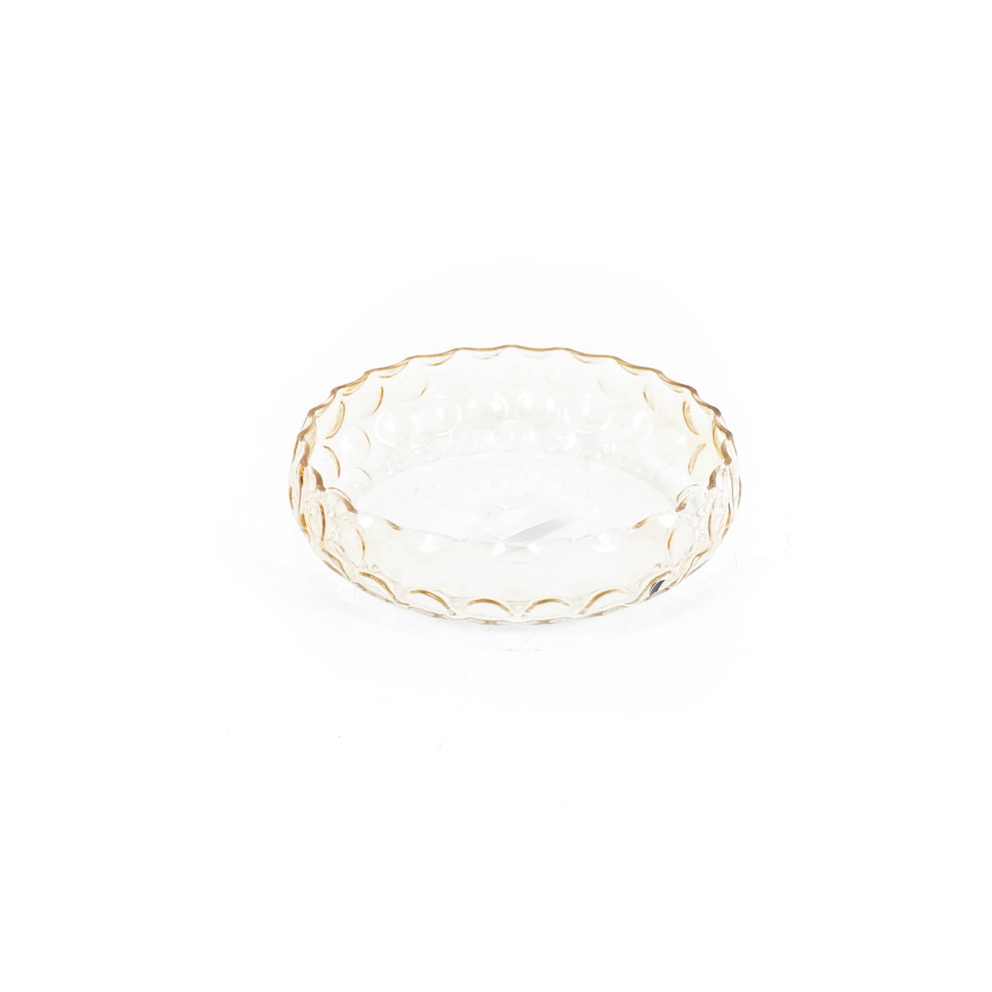 HV Gedeukte Schaal - Amber - 26x7cm