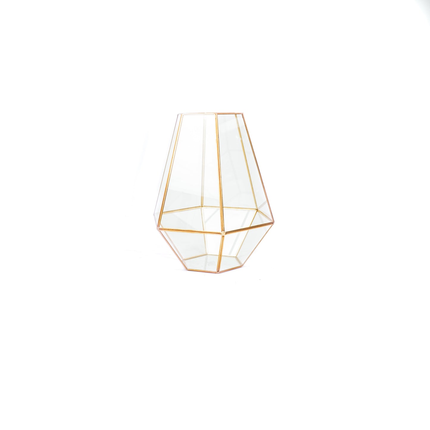 HV Windlicht Messing - Goud - 24,5x30 cm
