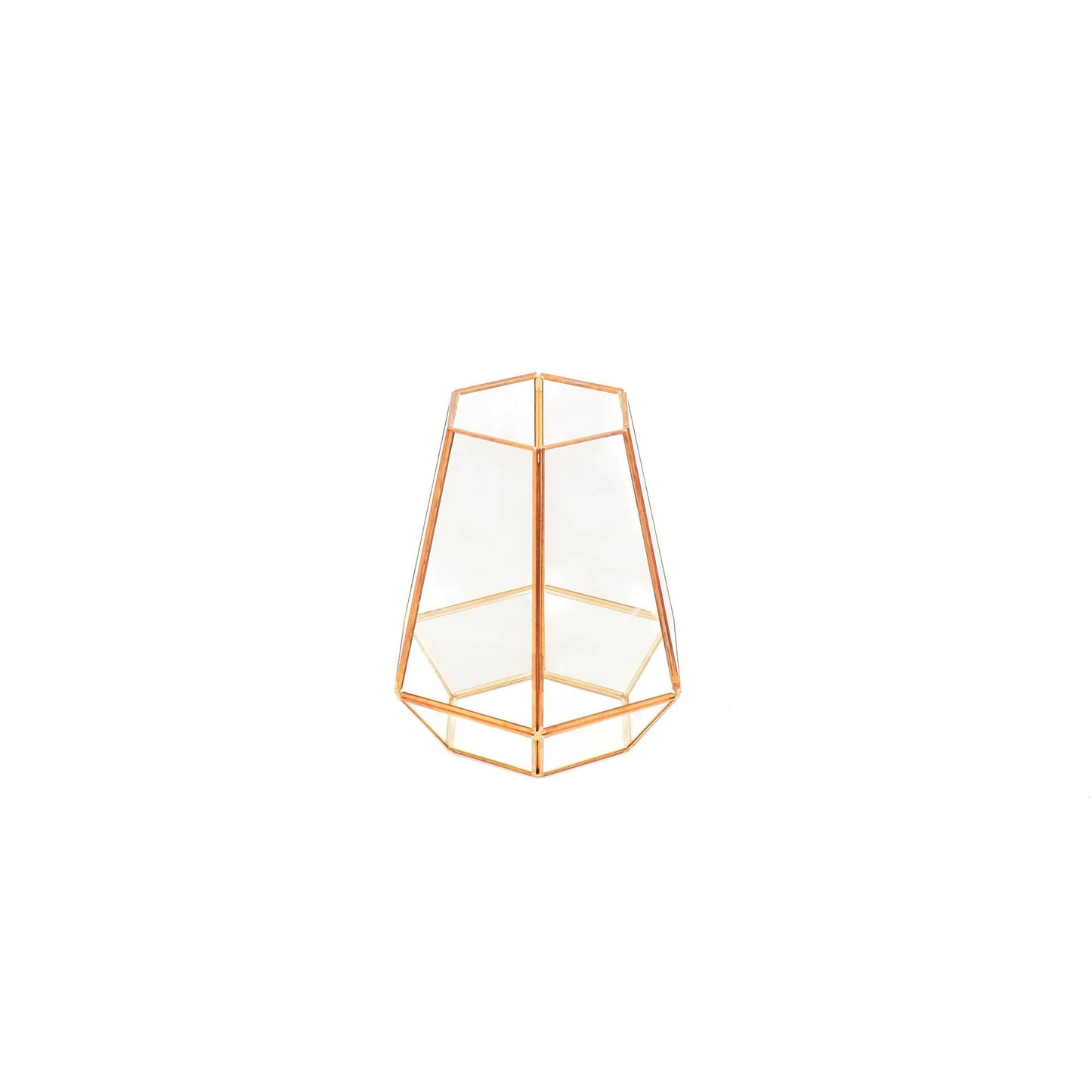 HV Windlicht Messing - Goud - 18x20,5cm