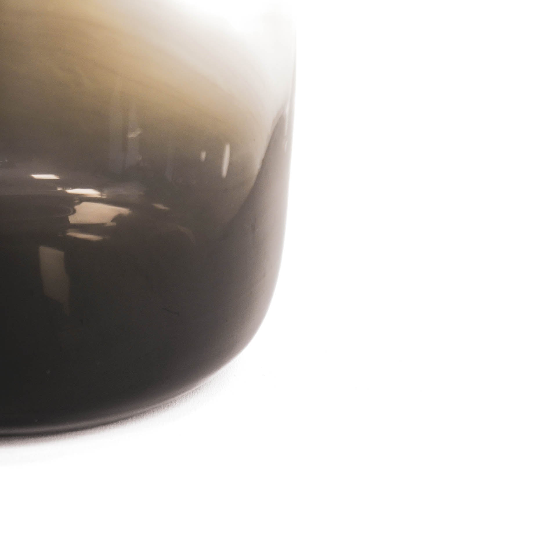 Vaas - Dipdye - Glas - Helder/Zwart - 18x25cm