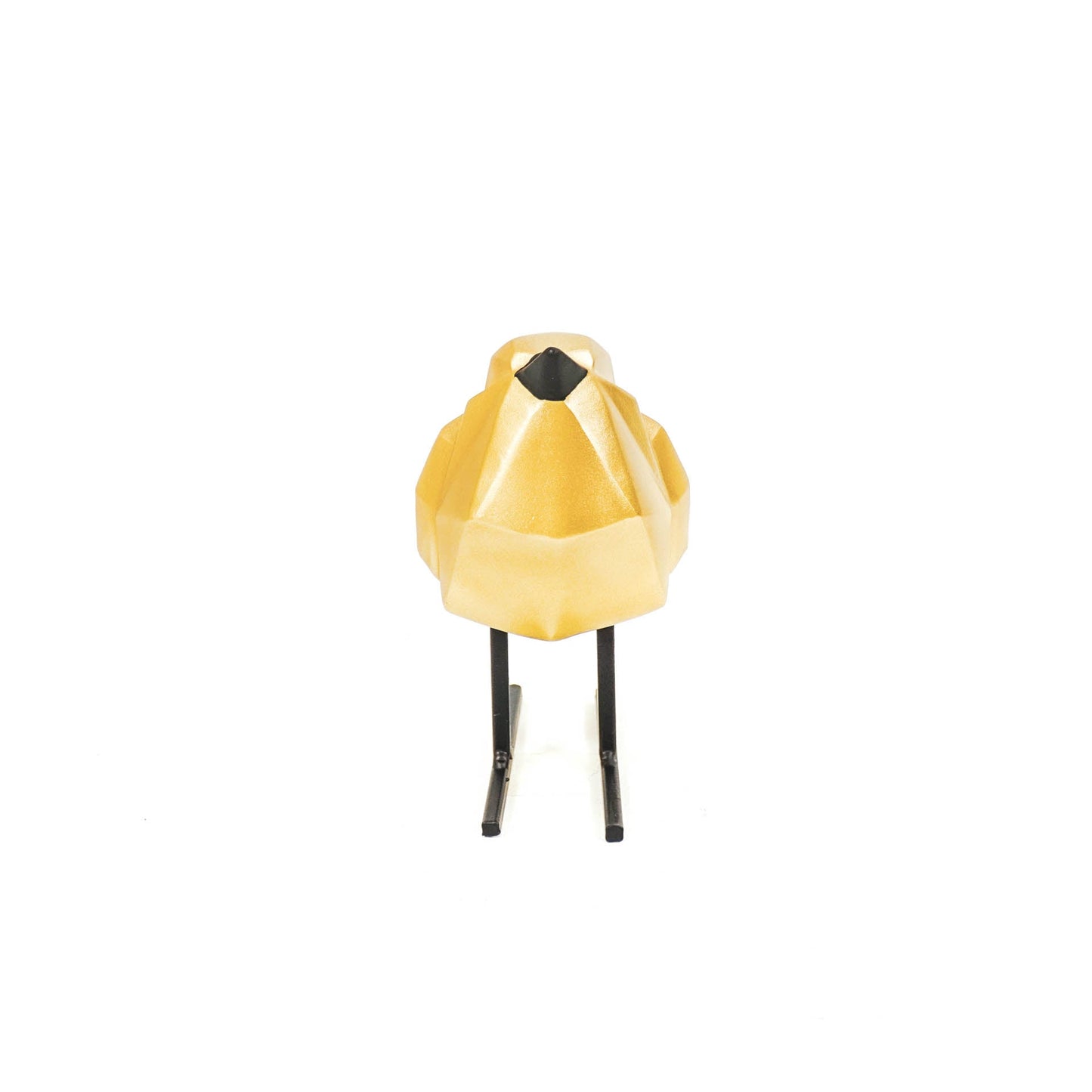 HV Lovebird Vogel - Goud - 16x15x14cm