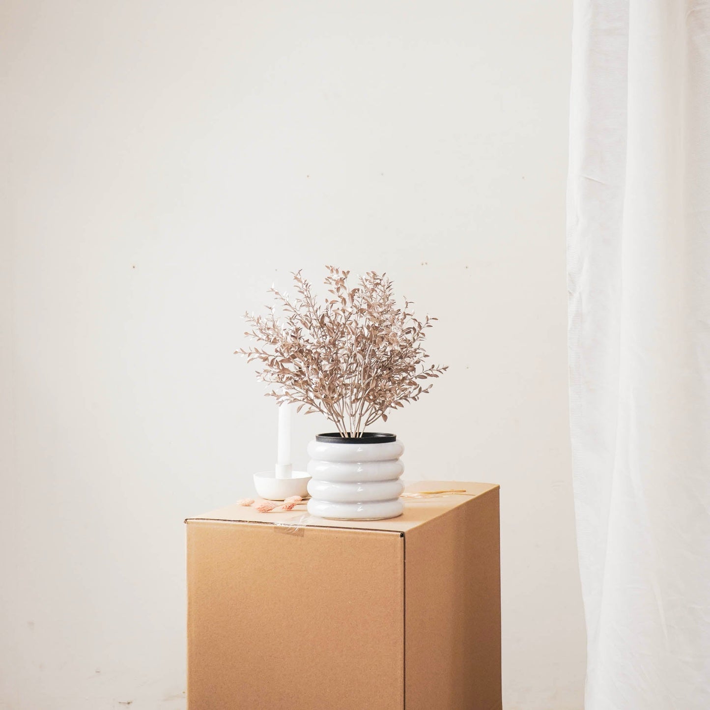 HV Plant in Pot - Brons/Zwart - Kunststof