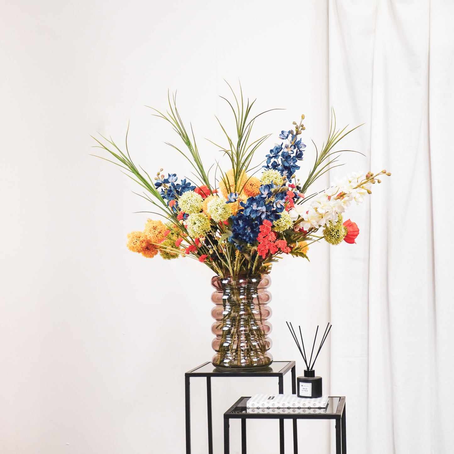 HV Delphinium - Blauw - 24 x 88 cm - Kunststof