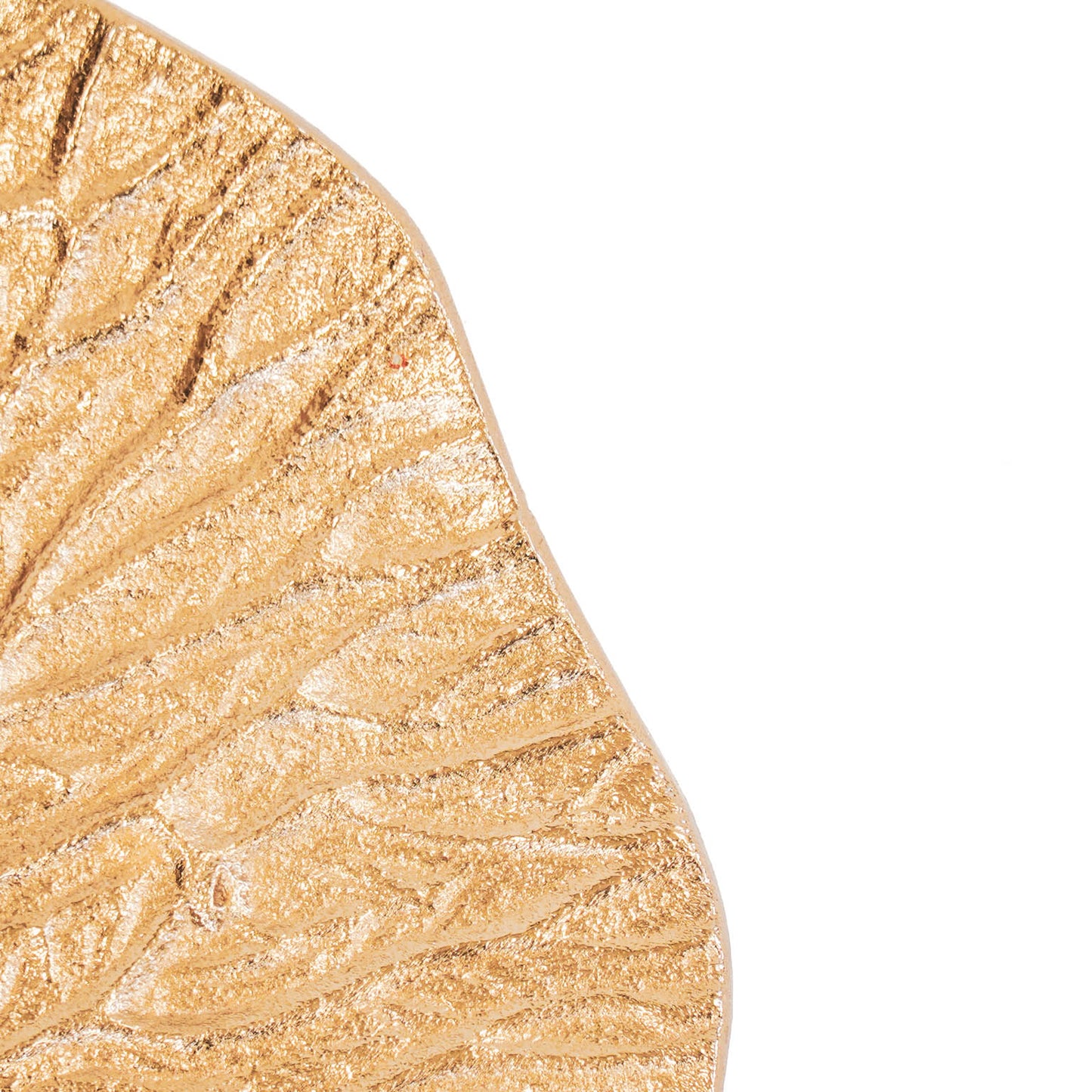 HV Lelie blad Kandelaar - Goud - 25x7,5x44cm
