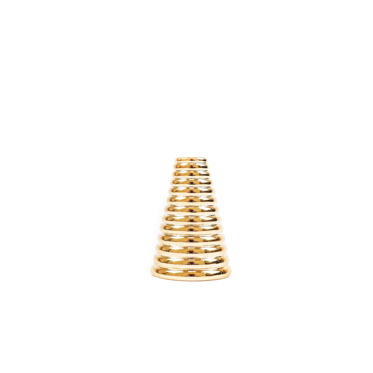 HV Moderne Kerstboom Kandelaar - Goud - 5x5x7cm